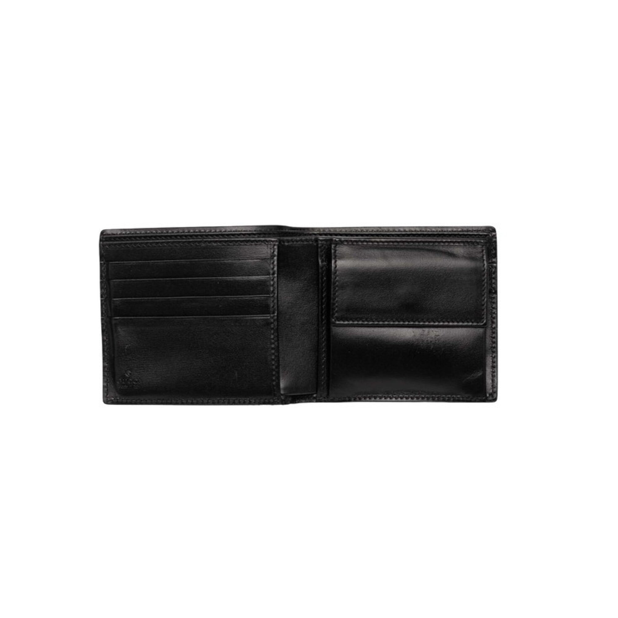 Gucci Black Leather Wallet (Bi-Fold) (Pre-Owned)