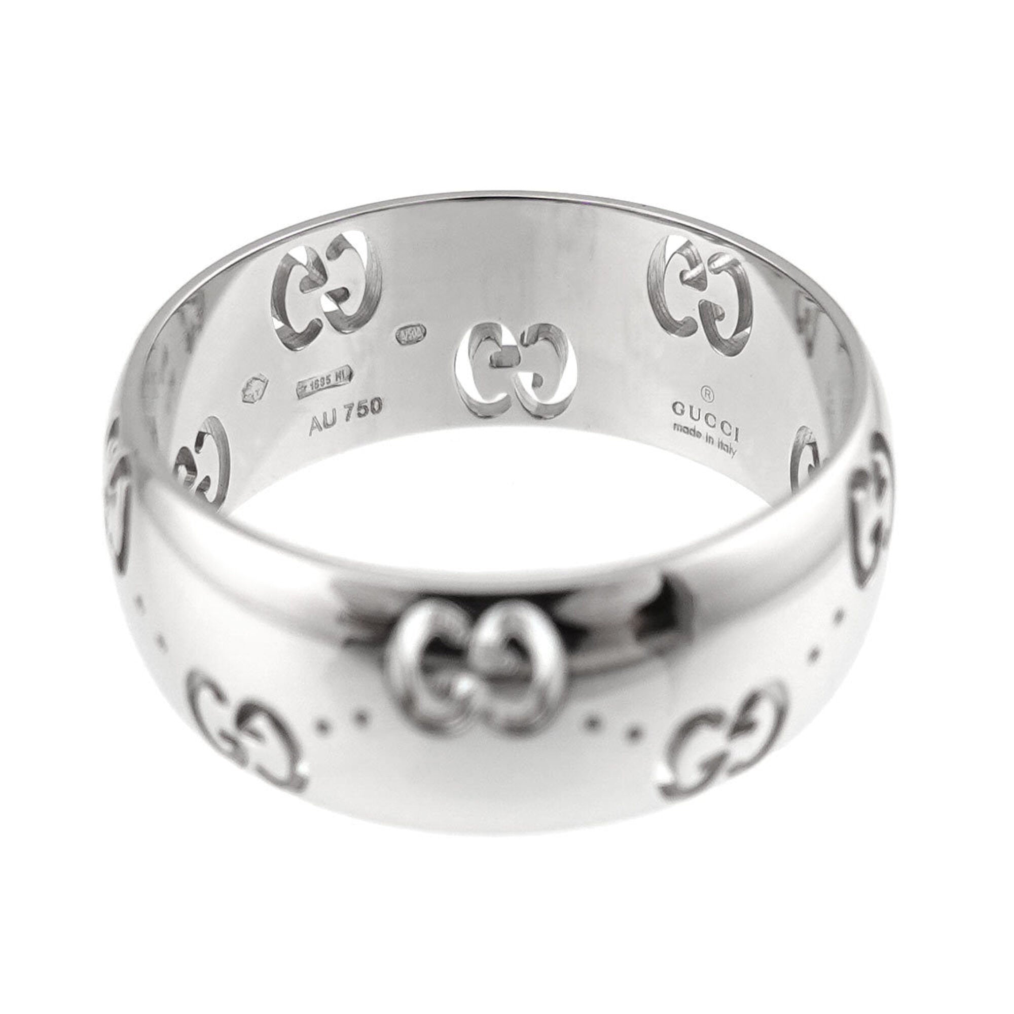 Gucci White Gold (18K) Band Ring (Pre-Owned)