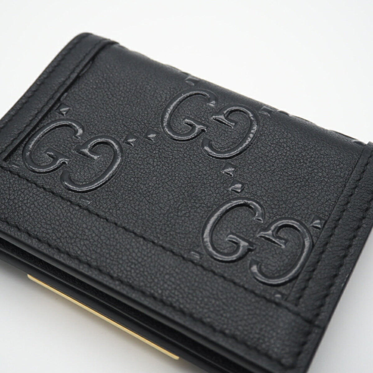 Gucci Black Leather Wallet (Bi-Fold) (Pre-Owned)