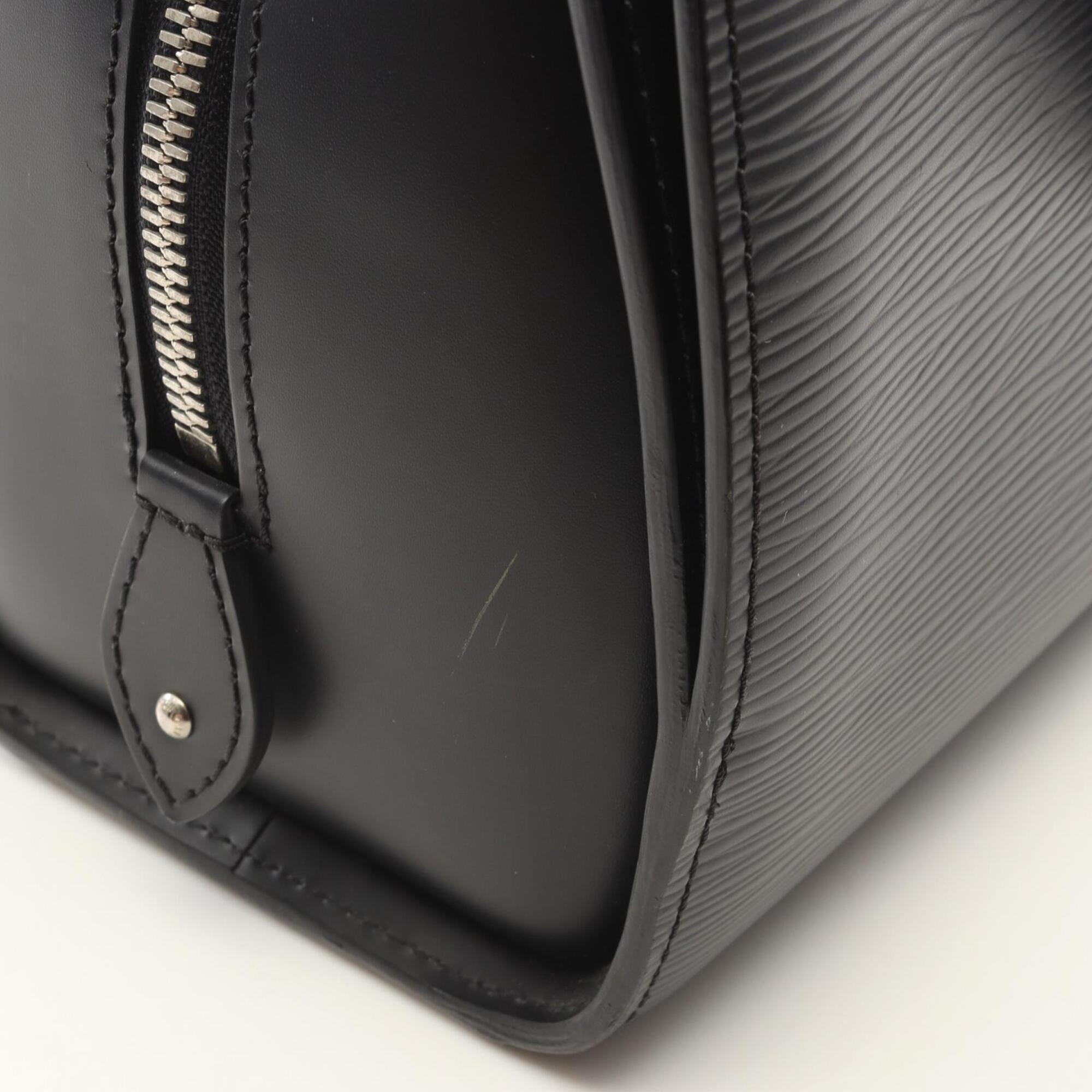 Louis Vuitton Black Noir Epi Leather Handbag (Pre-Owned)