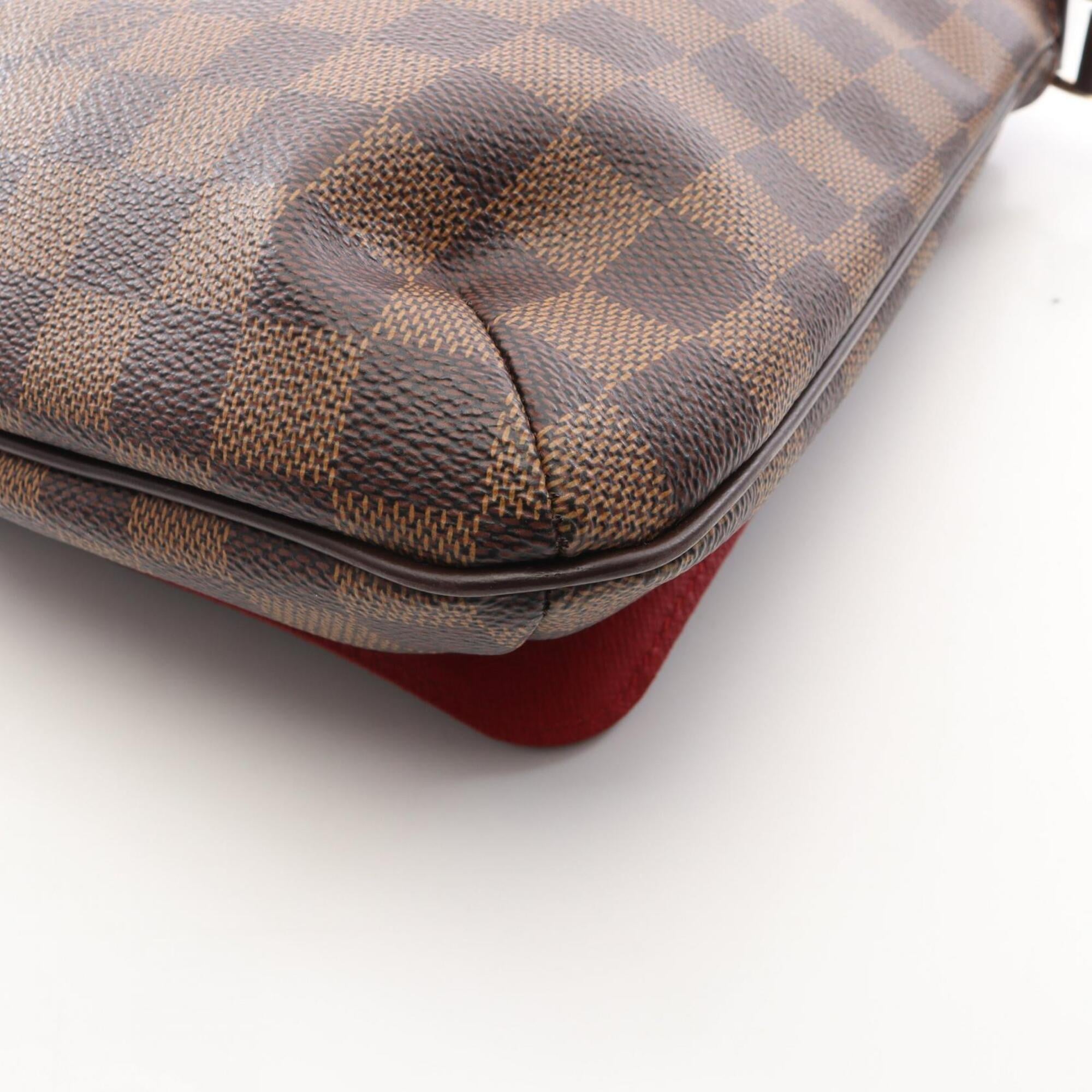 Louis Vuitton Brown Coated Canvas Pvc Damier Canvas Leather Handbag Shoulder Bag (Pre-Owned)