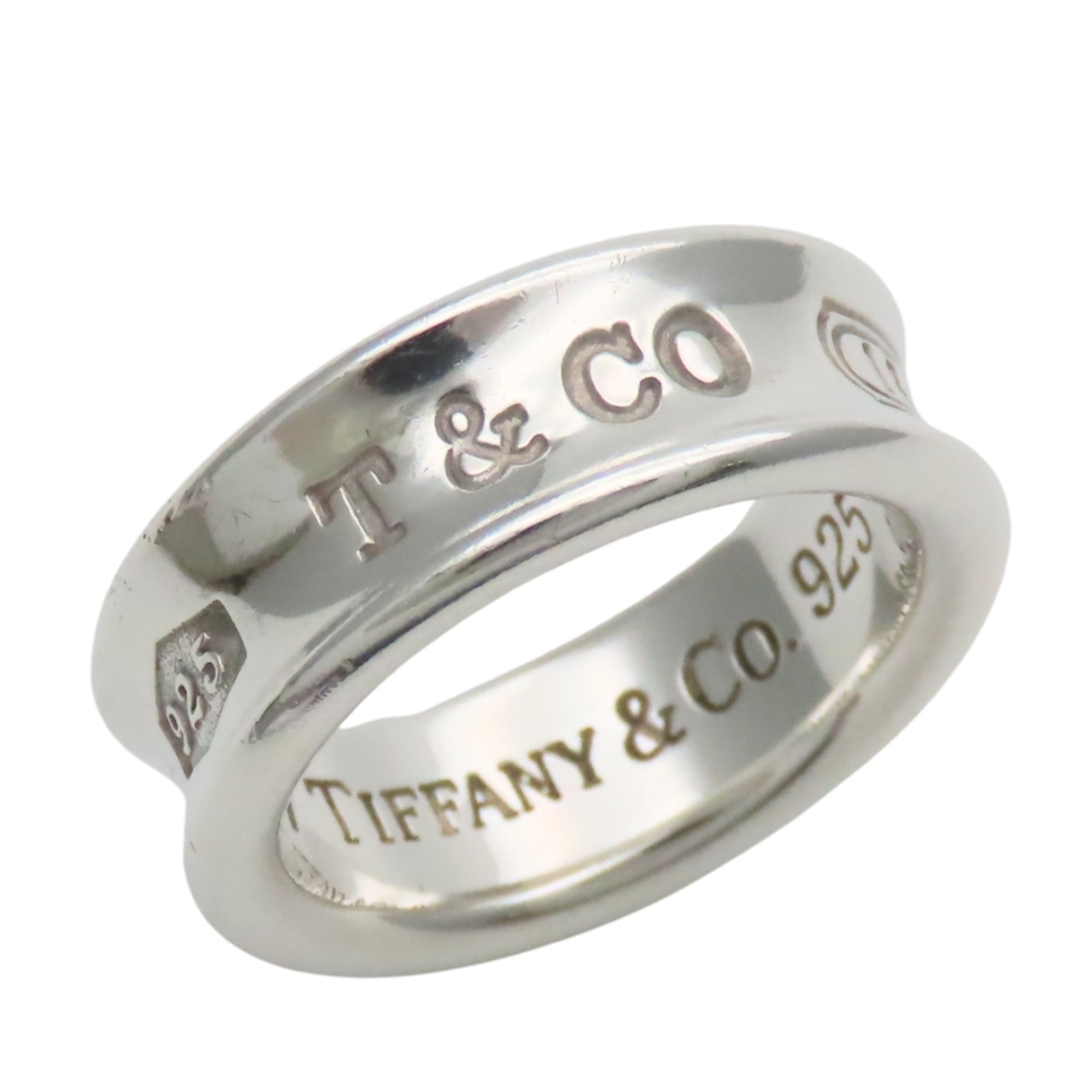 Tiffany Silver Silver 925 Band Ring (Pre-Owned)