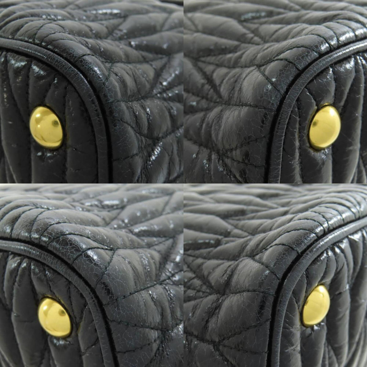 Miu Miu Black Leather Handbag (Pre-Owned)
