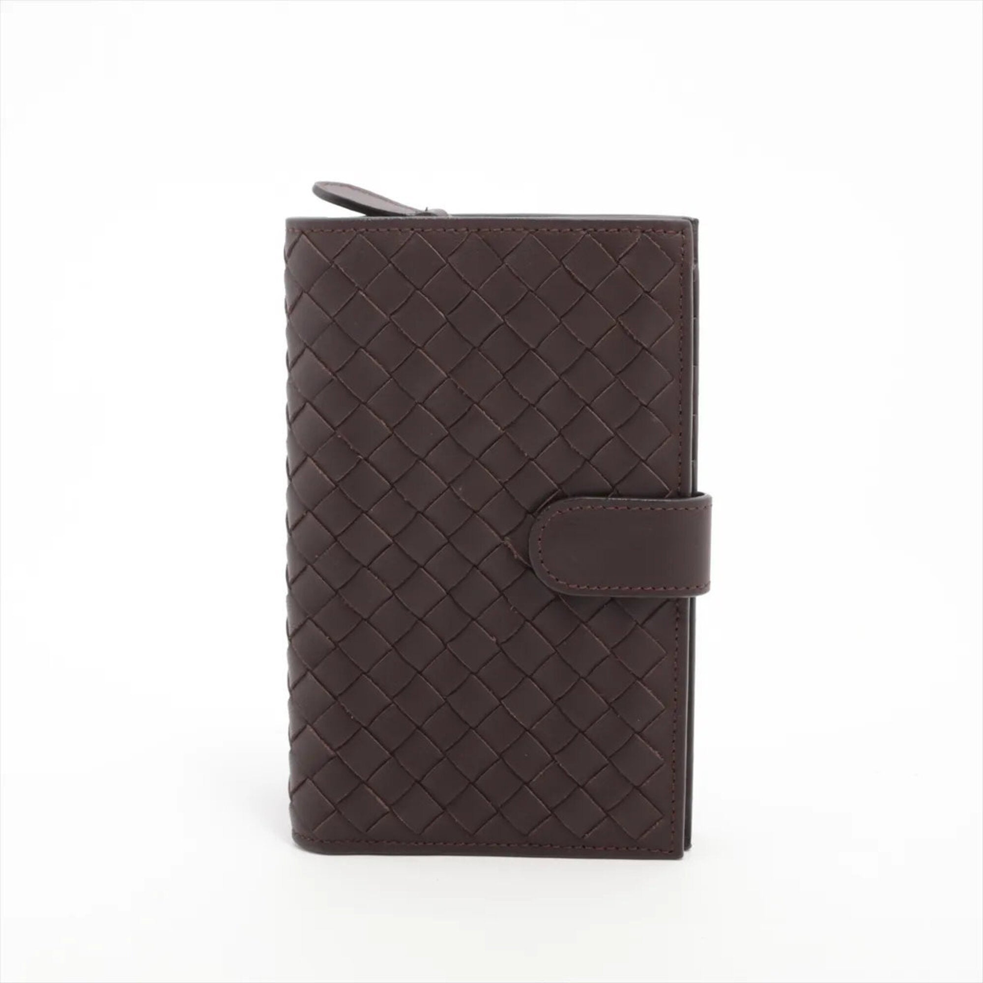 Bottega Veneta Intrecciato Brown Intrecciato Wallet (Bi-Fold) (Pre-Owned)