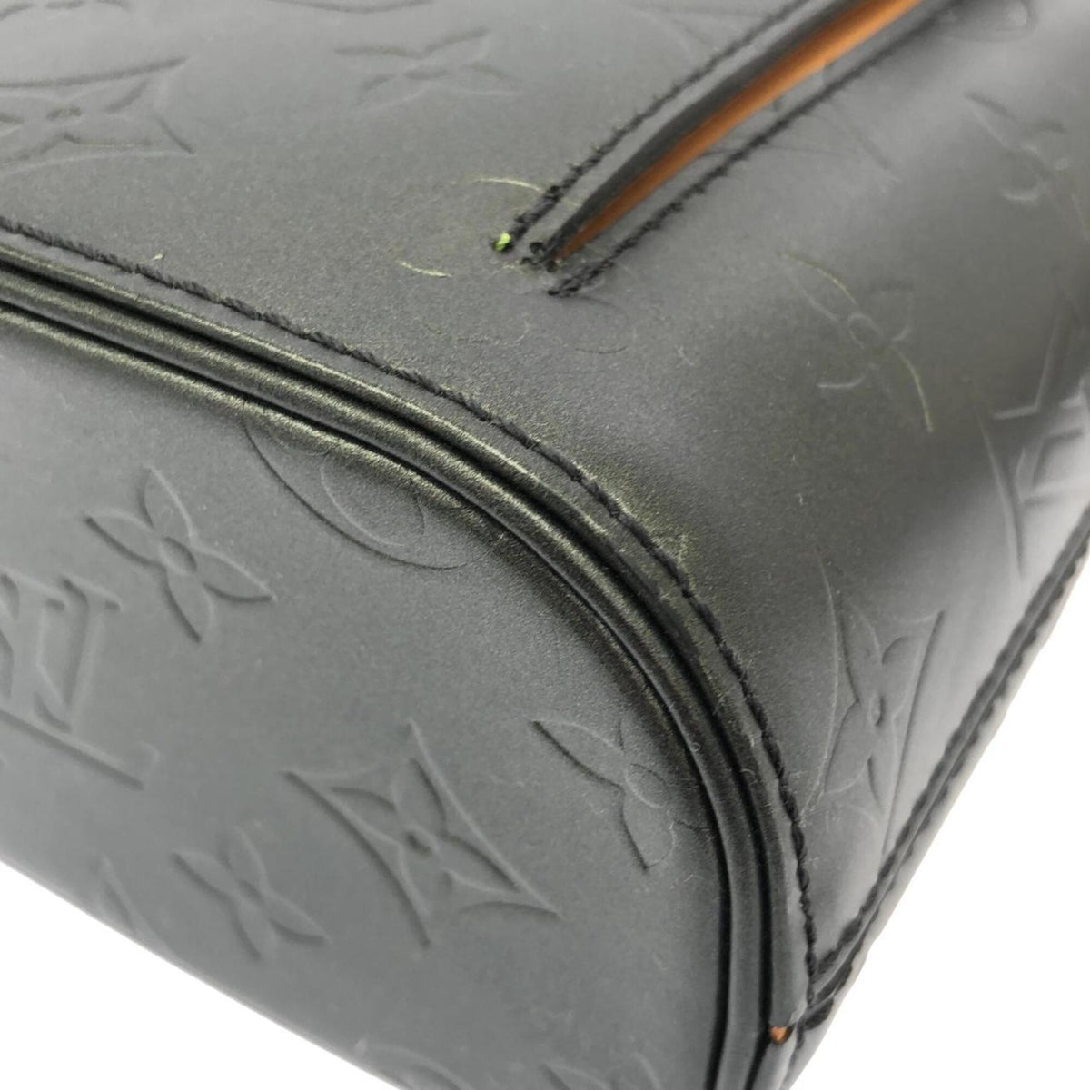 Louis Vuitton Black Coated Canvas Shoulder Bag (Pre-Owned)