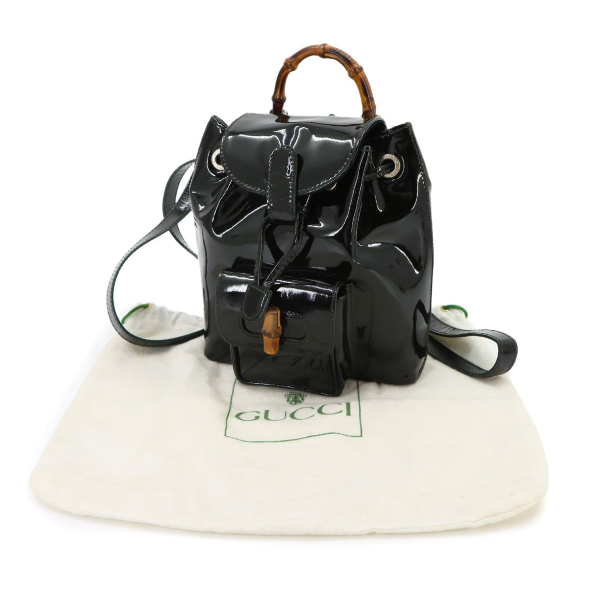 Gucci Black Leather Backpack (Pre-Owned)