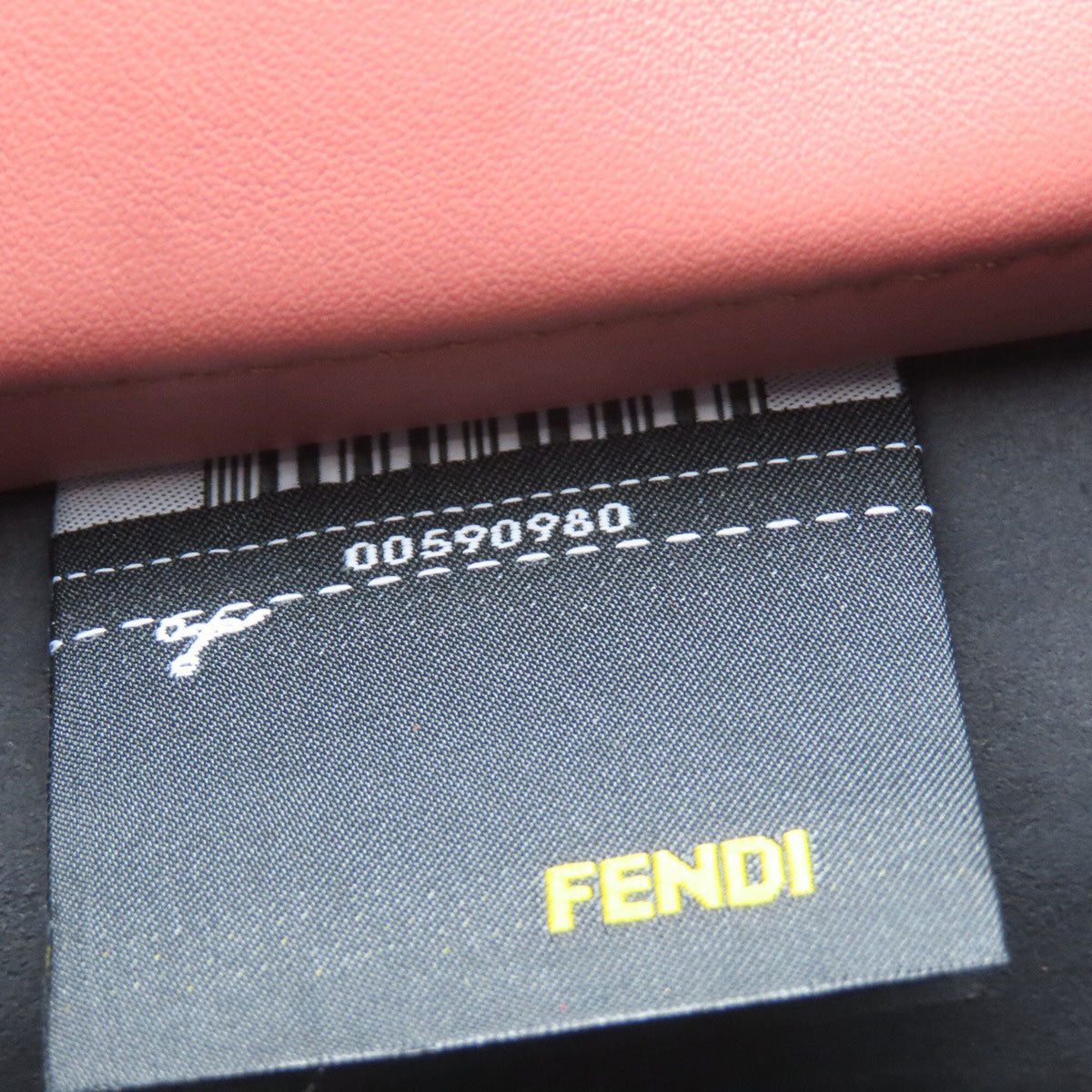 Fendi Pink Leather Tote Bag (Pre-Owned)
