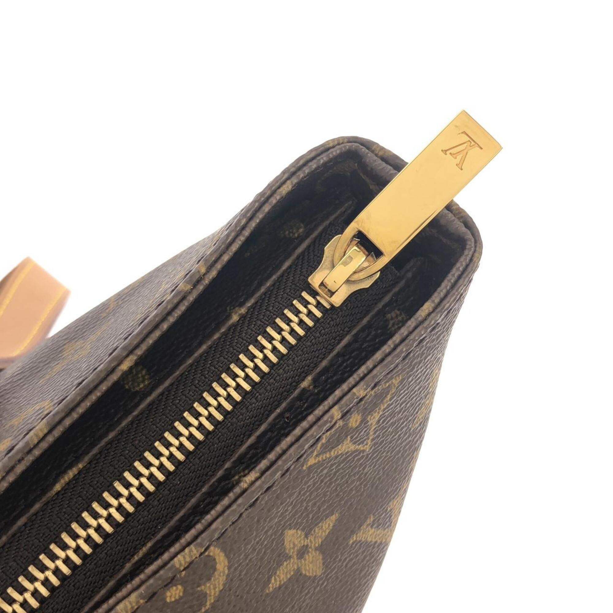 Louis Vuitton Marron Monogram Coated Canvas Handbag (Pre-Owned)