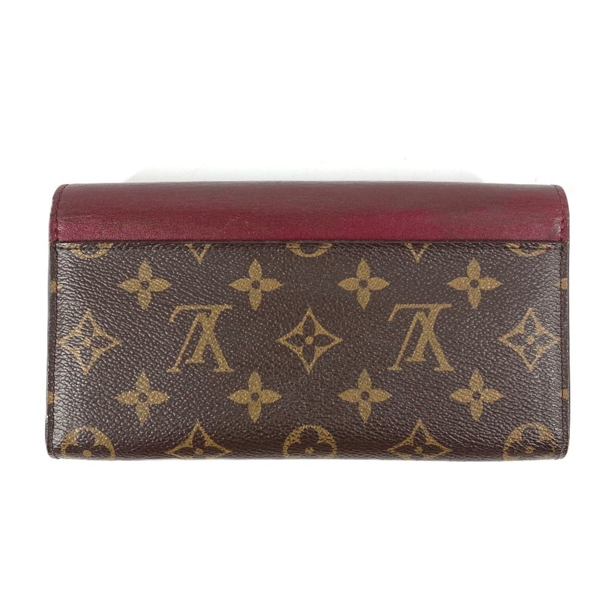 Louis Vuitton Monogram Brown Monogram Long Wallet (Bi-Fold) (Pre-Owned)