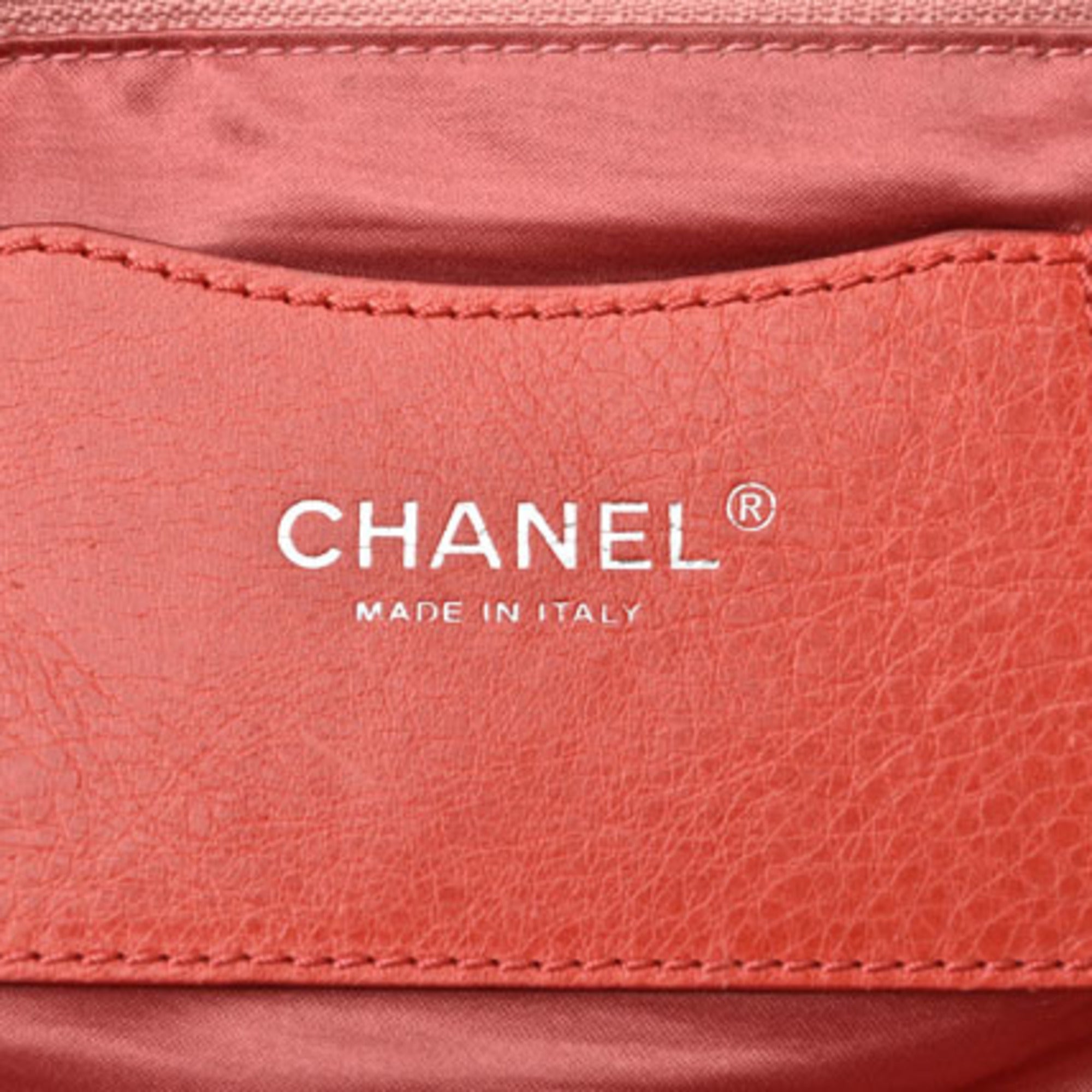 Chanel Pink Quilting Shoulder Bag Tote Bag (Pre-Owned)