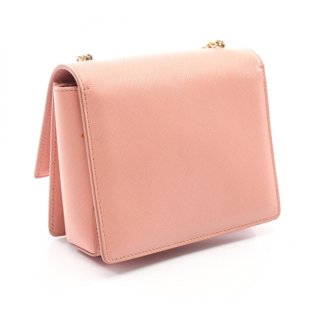 Salvatore Ferragamo Vara Pink Leather Handbag Pochette Shoulder Bag (Pre-Owned)