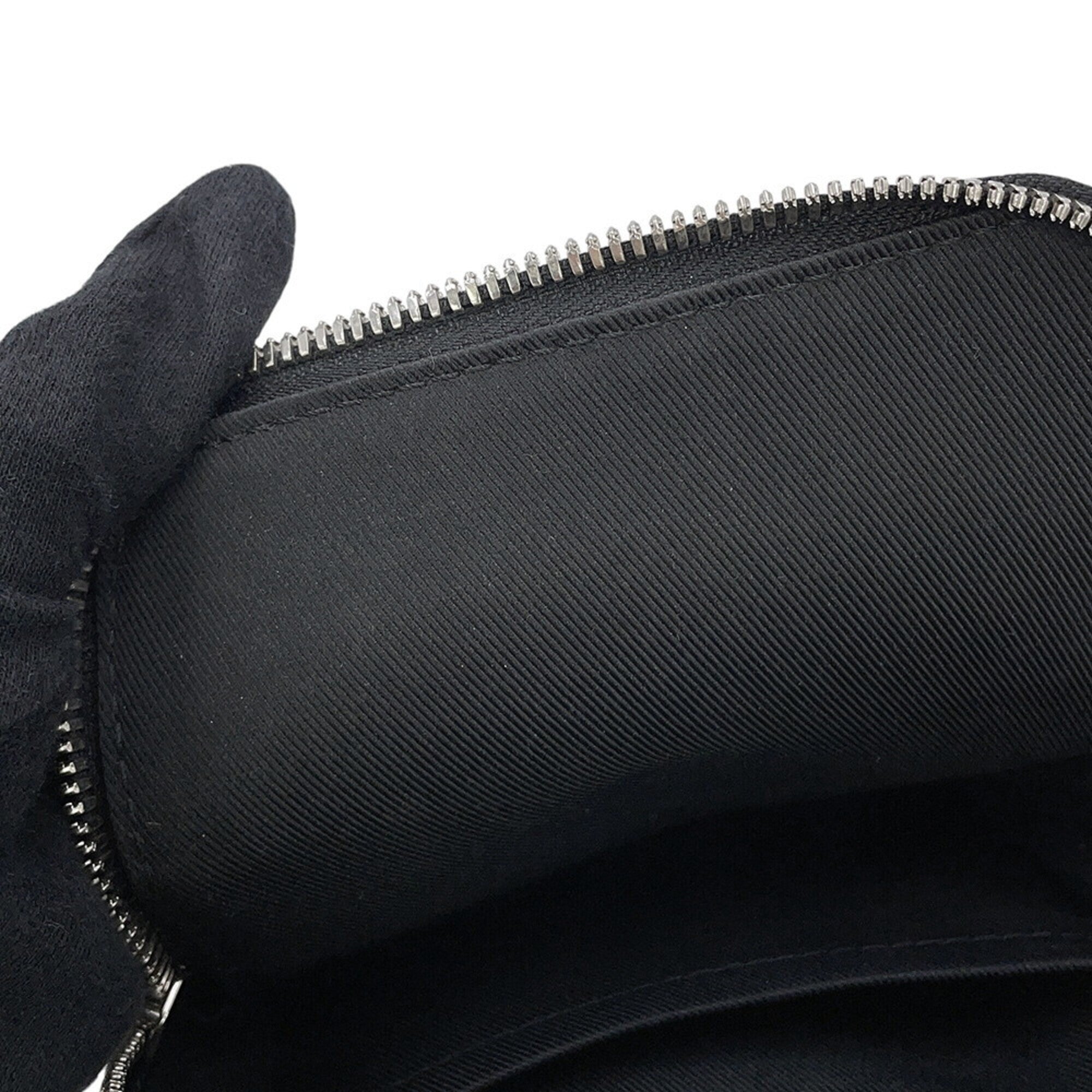 Louis Vuitton Monogram Eclipse Black Noir Taiga Leather Monogram Eclipse Handbag Sling Bag (Pre-Owned)