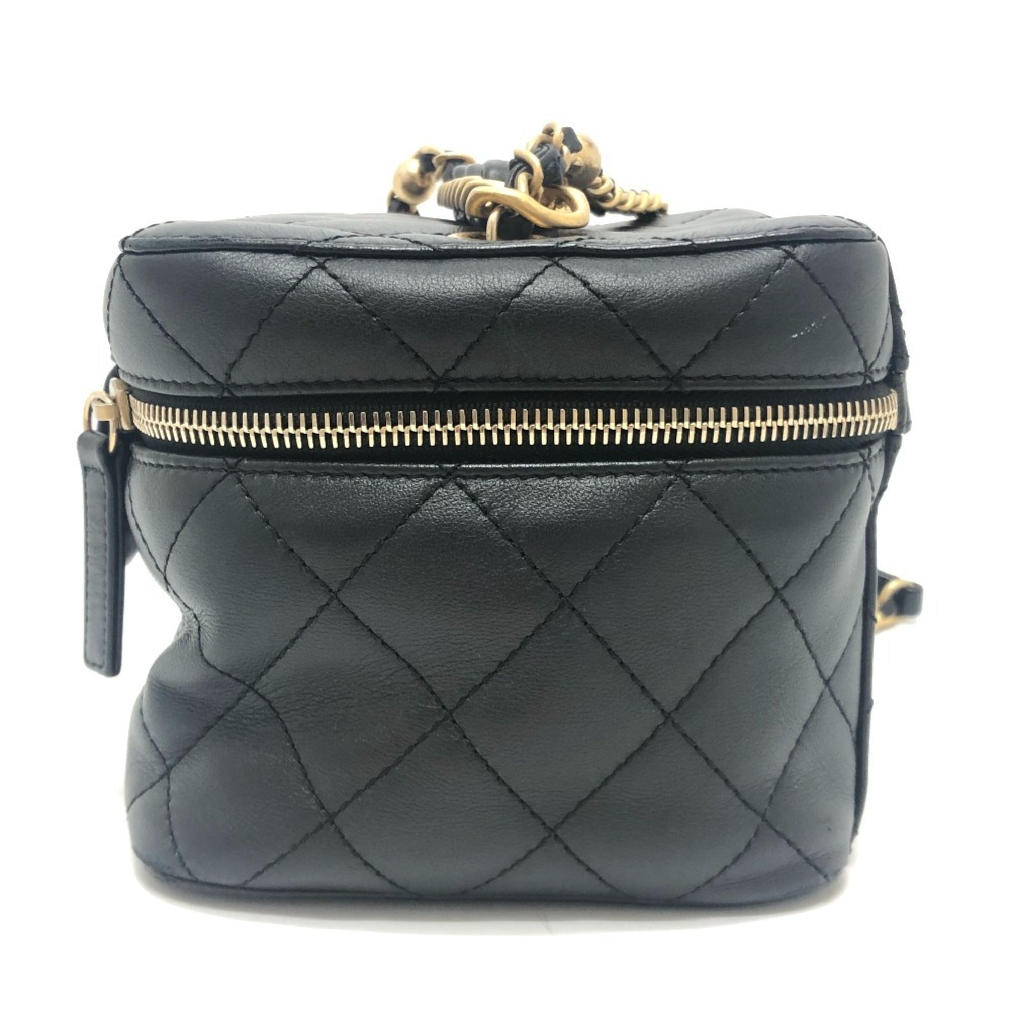 Chanel Black Shoulder Bag Vanity Bag (Pre-Owned)