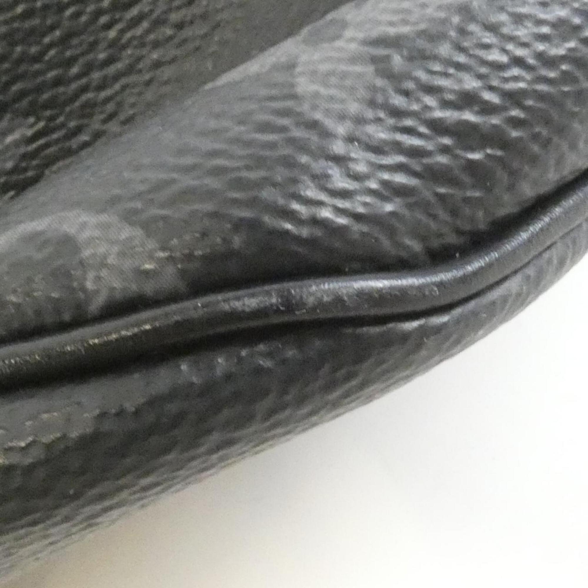 Louis Vuitton Black Coated Canvas Shoulder Bag (Pre-Owned)