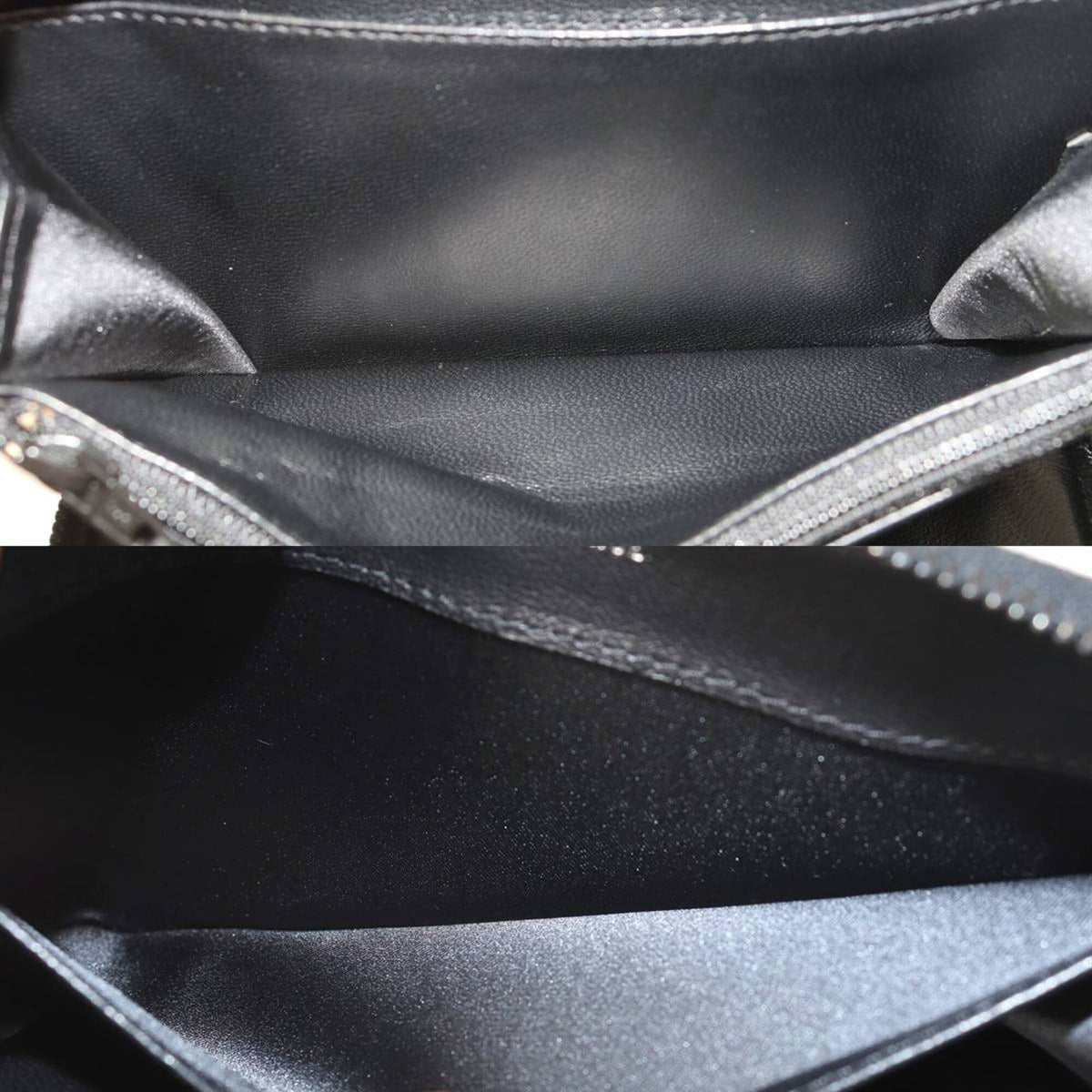 Chanel New Travel Line Black Long Wallet (Bi-Fold) (Pre-Owned)
