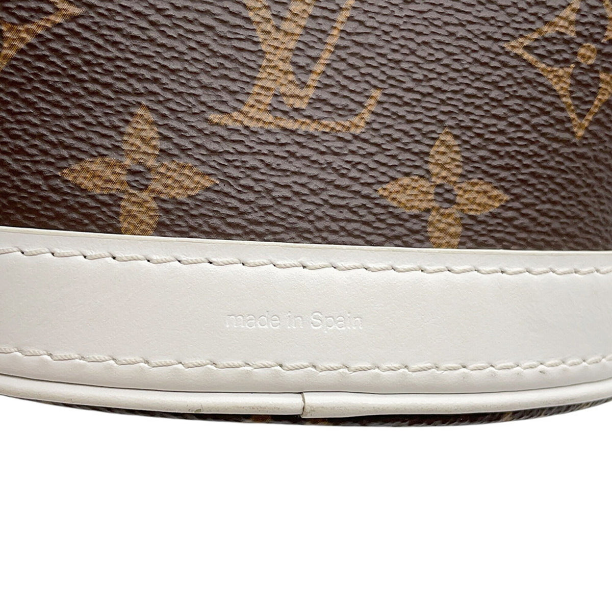 Louis Vuitton Monogram Blanc Brown Monogram Handbag Shoulder Bag (Pre-Owned)