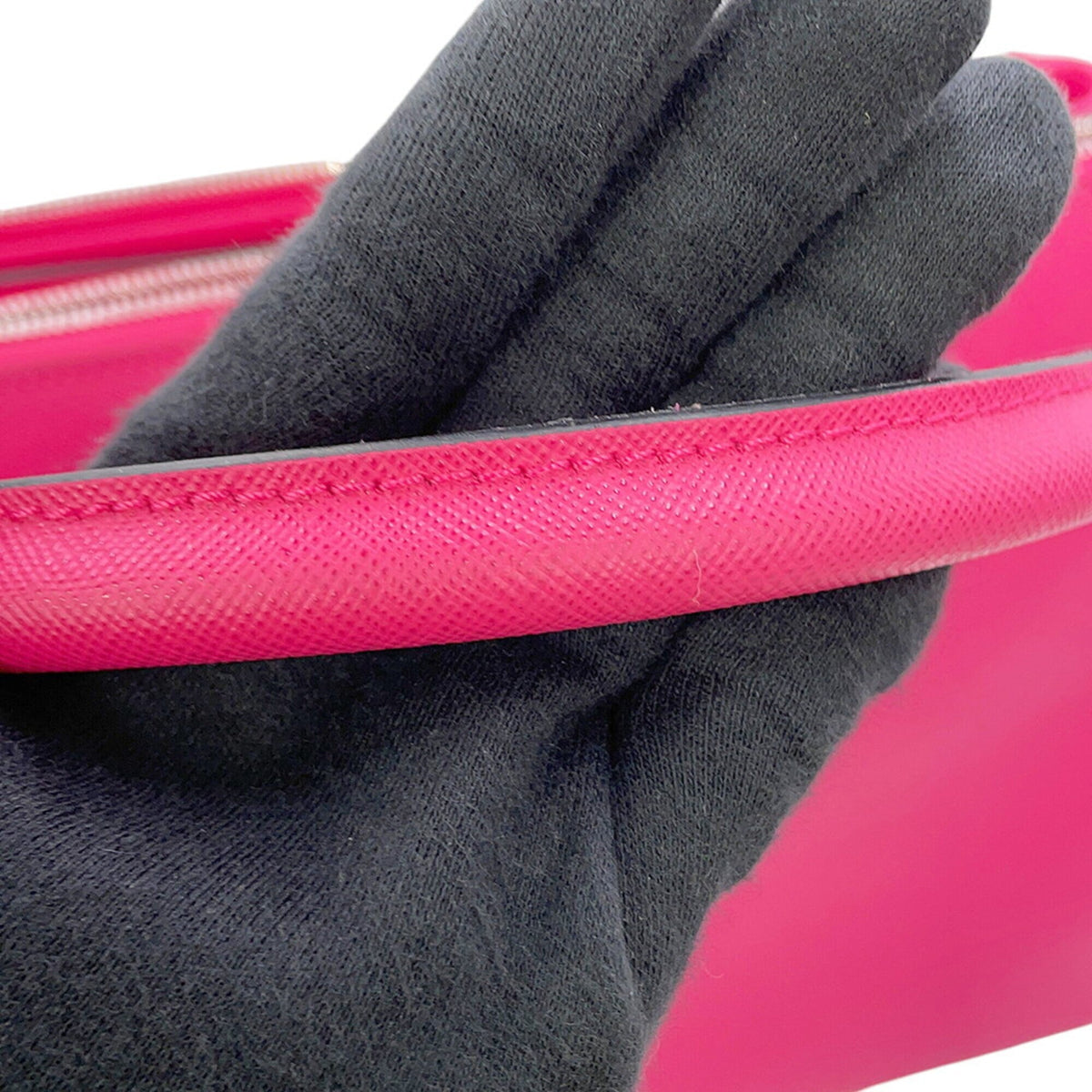 Mcm Pink Leather Handbag Tote Bag (Pre-Owned)