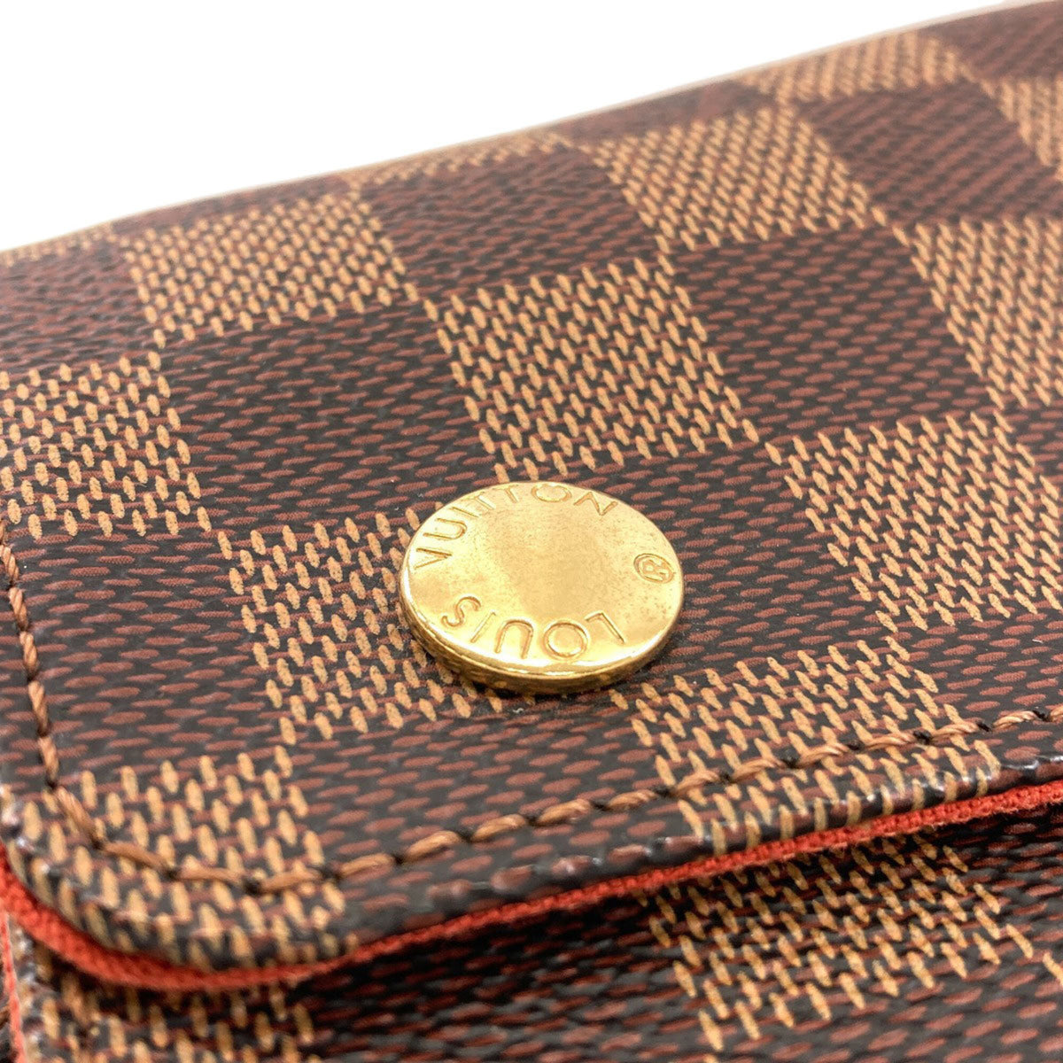 Louis Vuitton Damier Damier Canvas Ebene Damier Canvas Shoulder Bag (Pre-Owned)