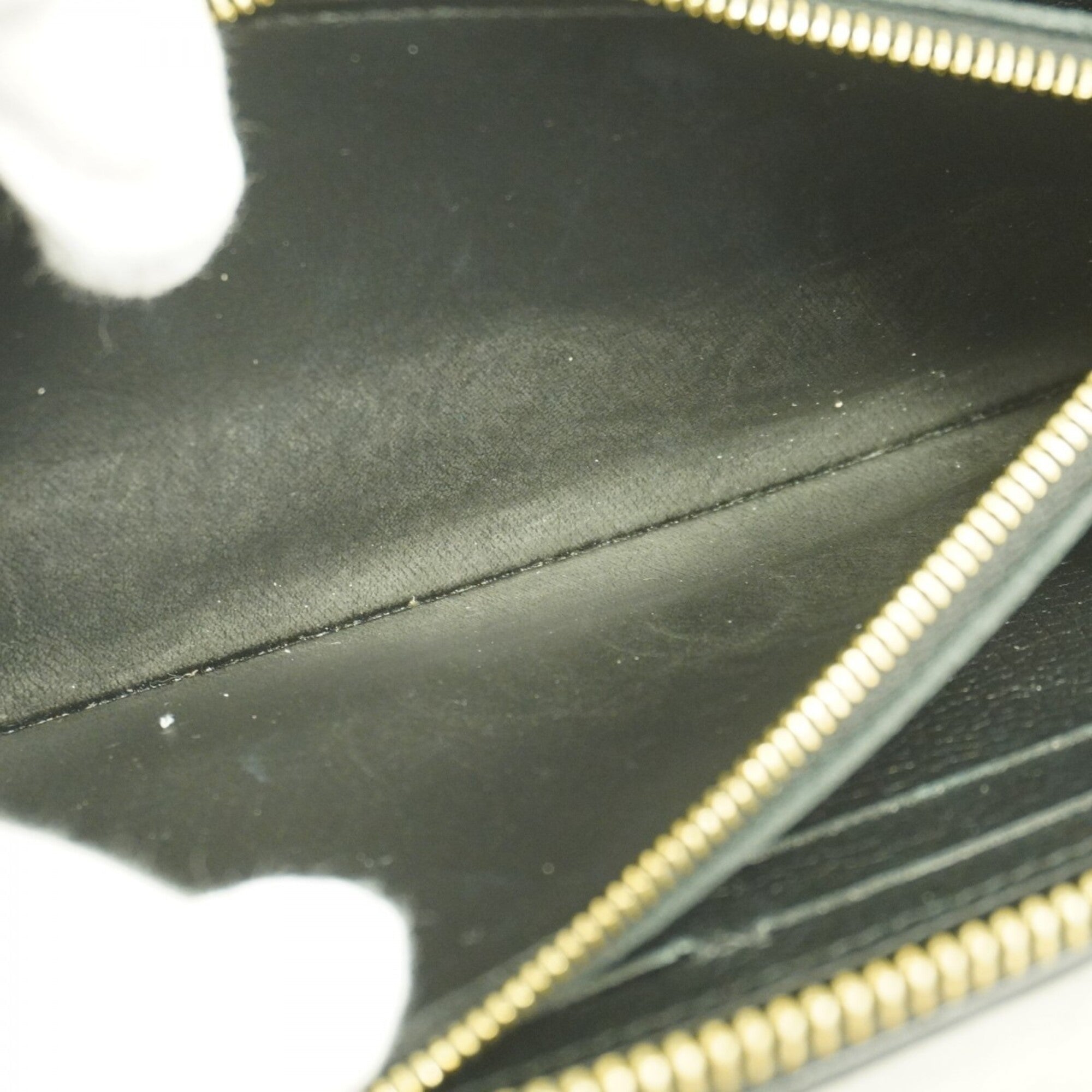 Louis Vuitton Noir Long Wallet (Bi-Fold) (Pre-Owned)