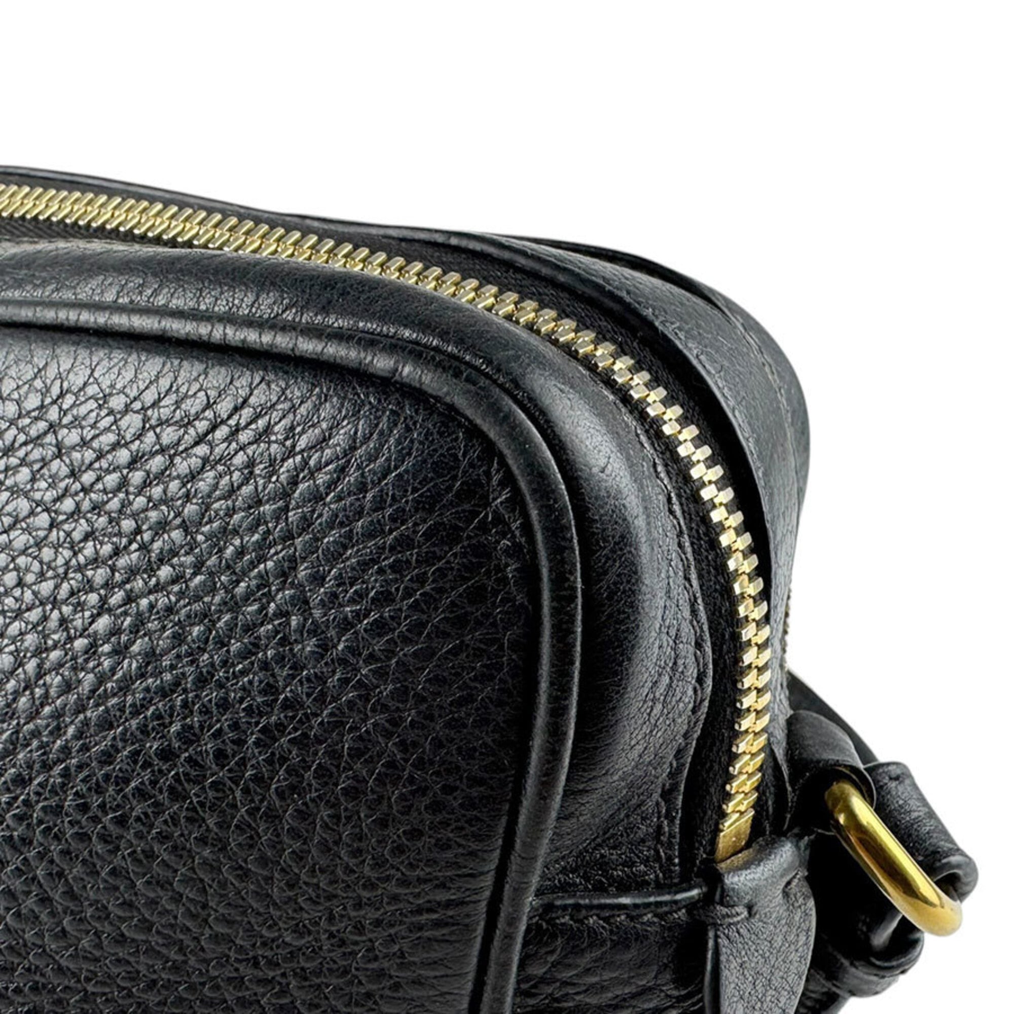 Prada Black Leather Shoulder Bag (Pre-Owned)