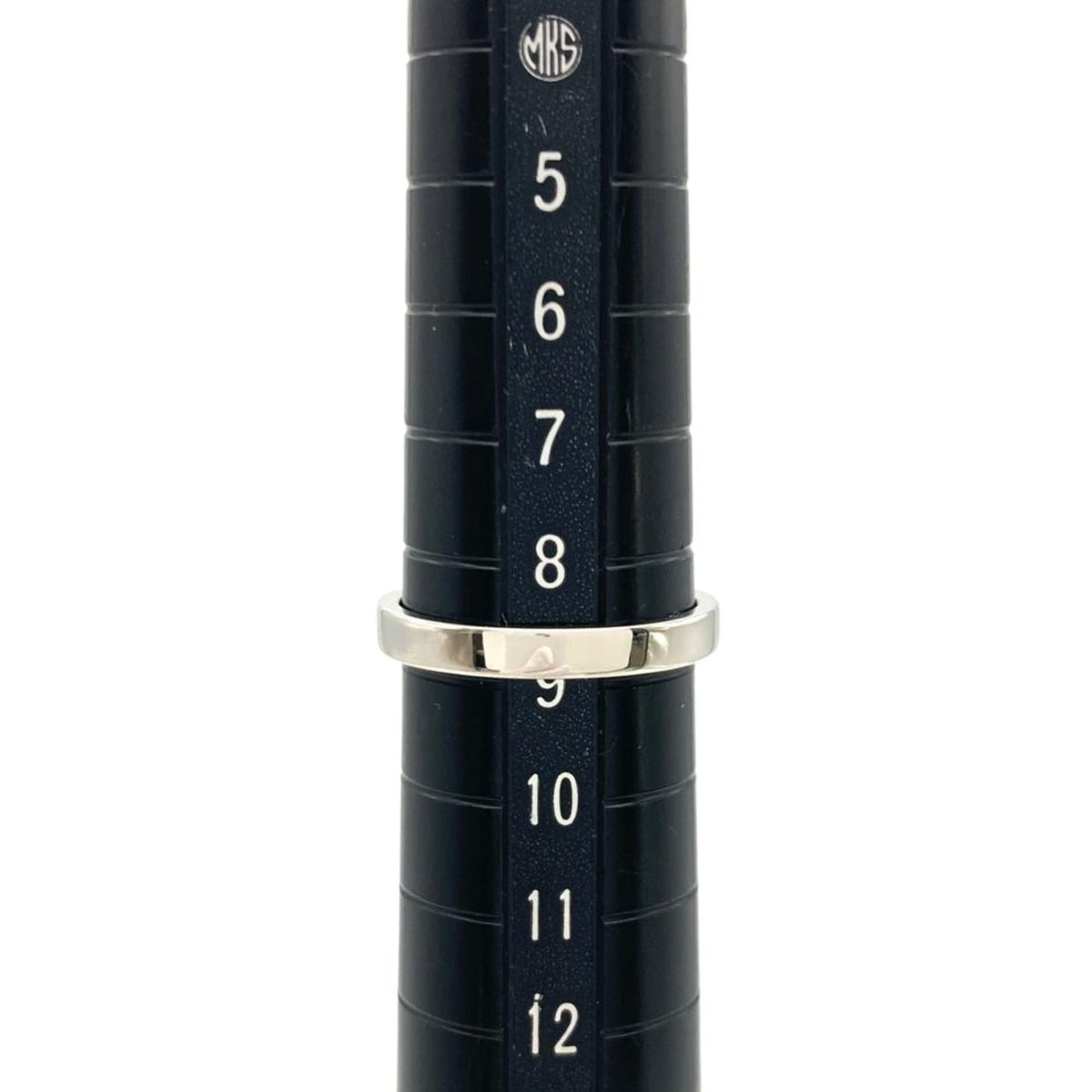 Hermes Platinum 950 Band Ring (Pre-Owned)