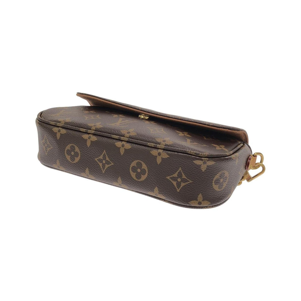 Louis Vuitton Marron Coated Canvas Shoulder Bag (Pre-Owned)