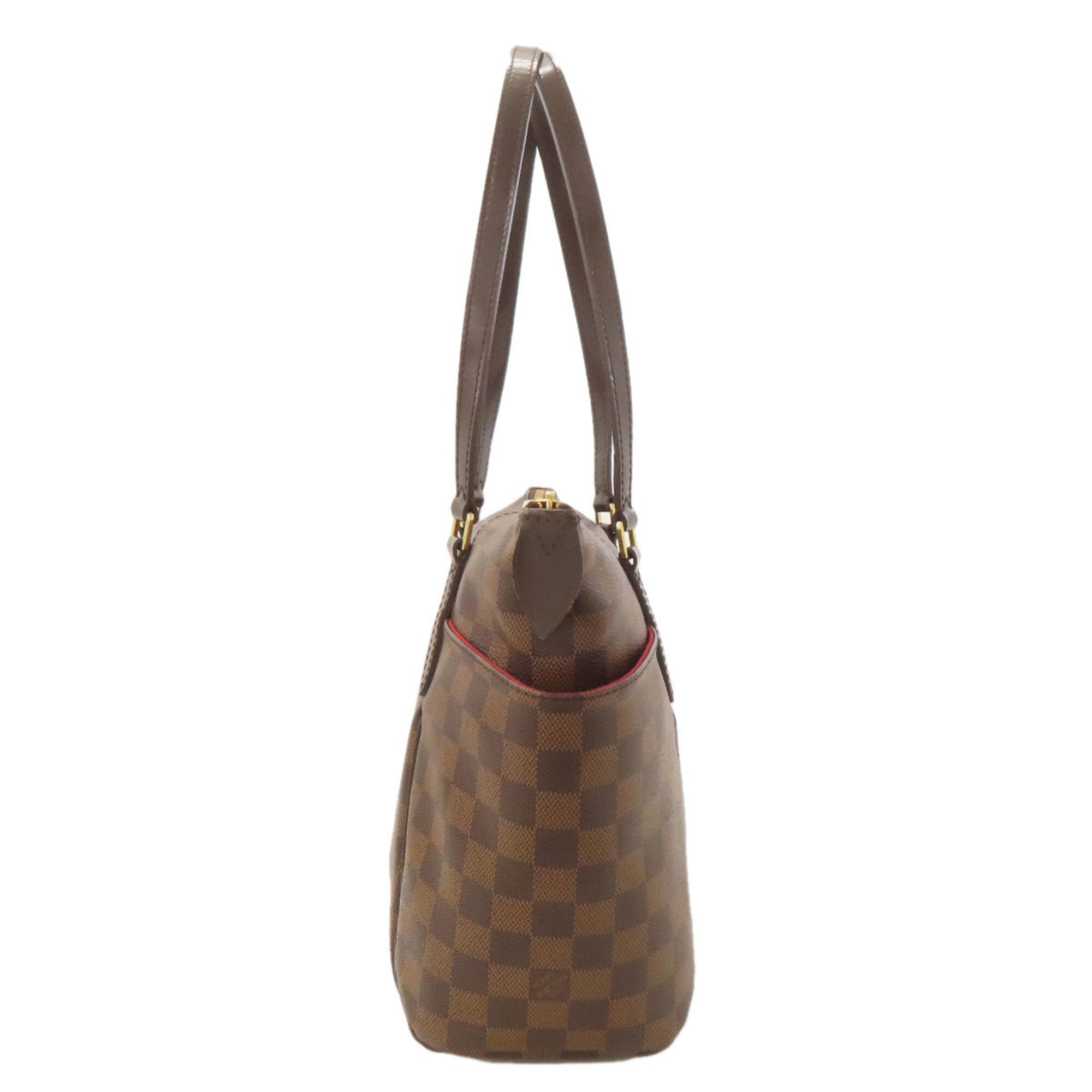 Louis Vuitton Damier Damier Canvas Ebene Damier Canvas Tote Bag (Pre-Owned)