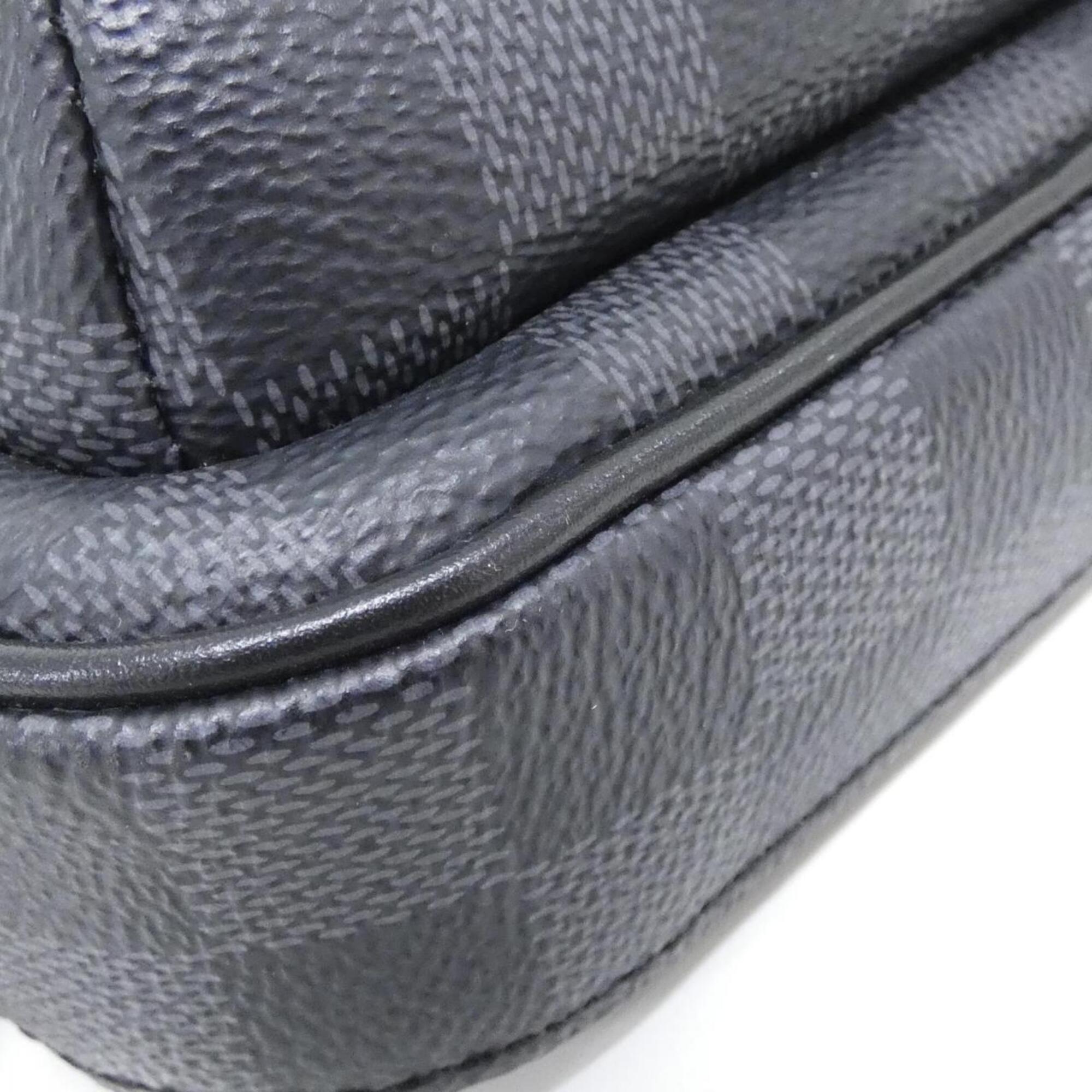 Louis Vuitton Graphite Coated Canvas Shoulder Bag (Pre-Owned)