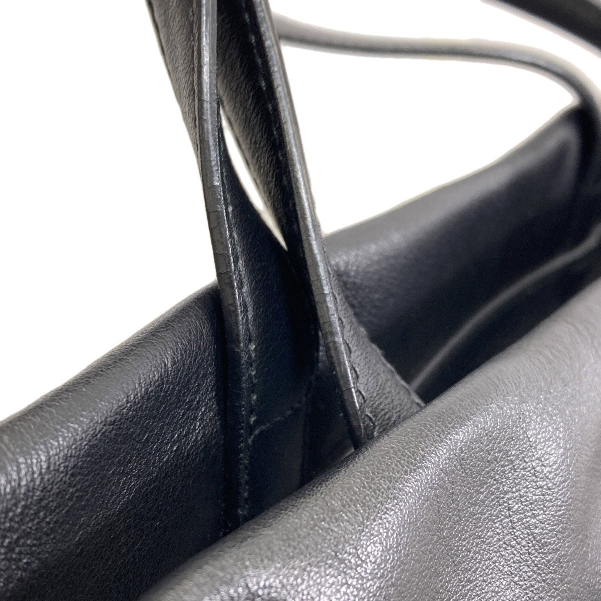 Prada Black Leather Tote Bag (Pre-Owned)