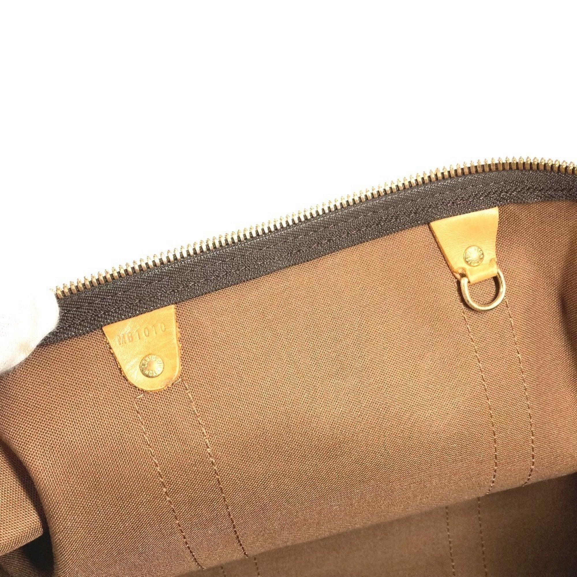 Louis Vuitton Brown Monogram Boston Bag Handbag (Pre-Owned)
