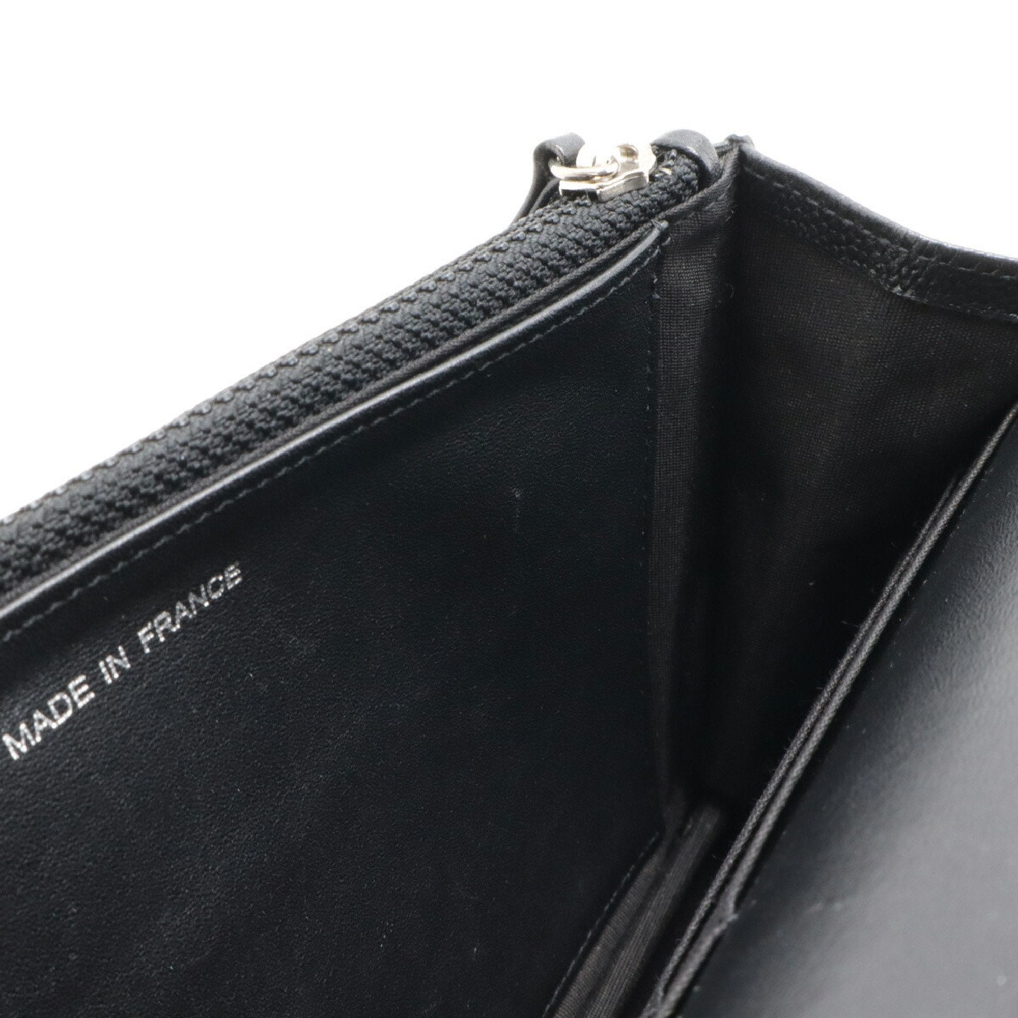 Chanel Caviar Skin Black Caviar Leather Pochette Shoulder Bag (Pre-Owned)