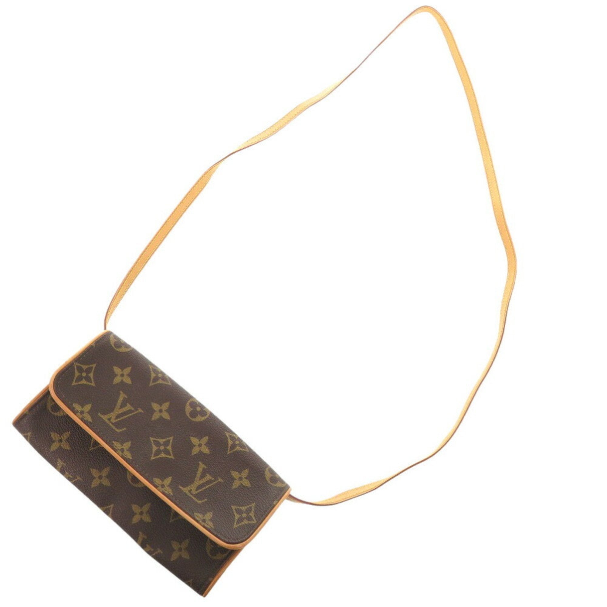 Louis Vuitton Brown Monogram Monogram Pochette Shoulder Bag (Pre-Owned)