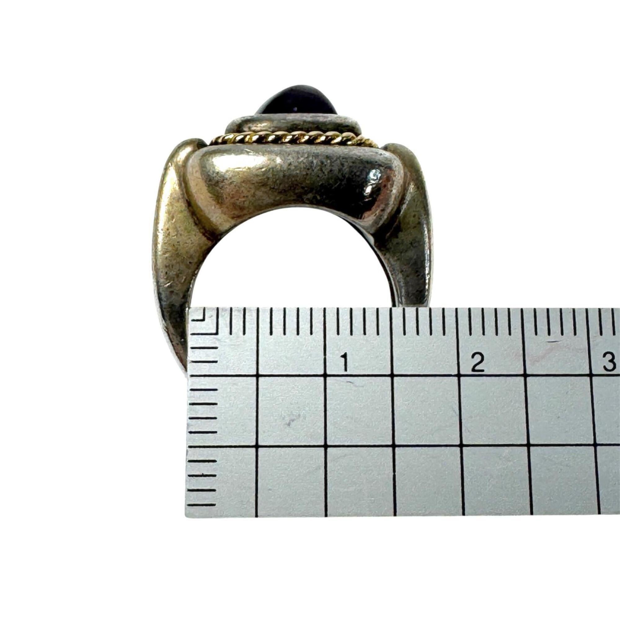 Tiffany Gold Silver Purple Gold (18K) Silver 925 Band Ring (Pre-Owned)