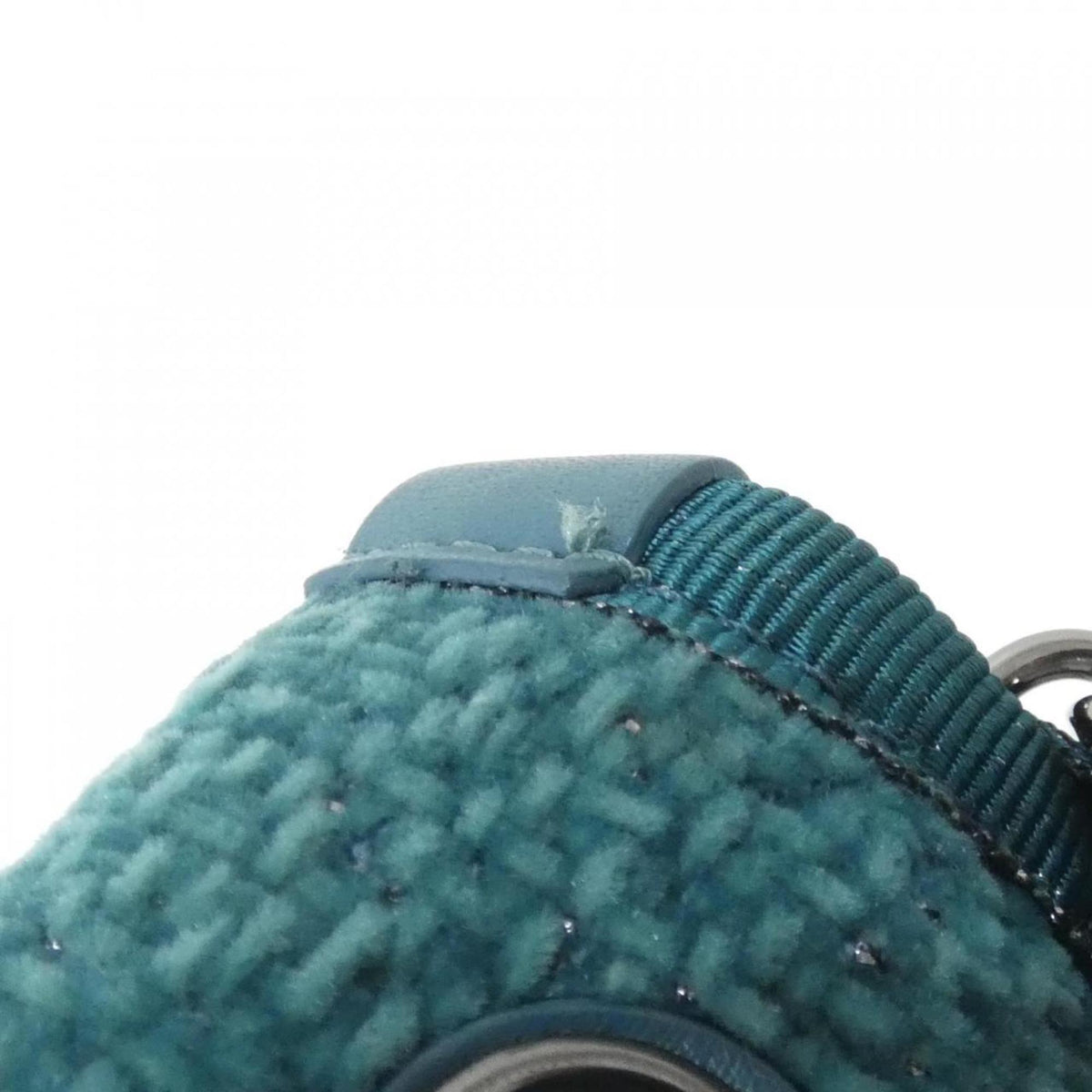 Chanel Green Canvas Shoulder Bag (Pre-Owned)