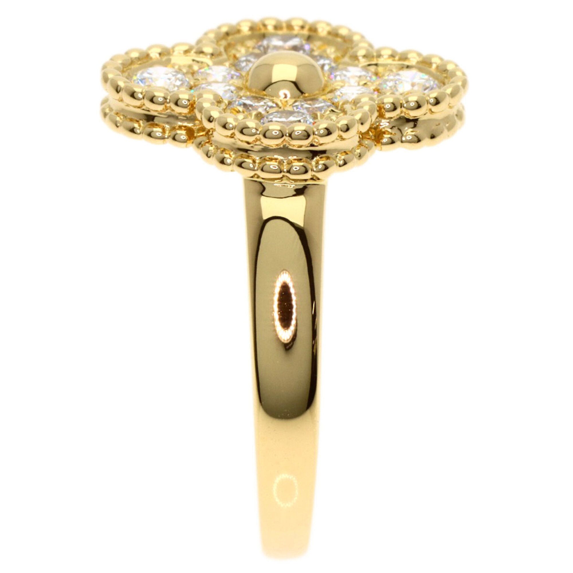 Van Cleef & Arpels Gold Yellow Gold (18K) Band Ring (Pre-Owned)