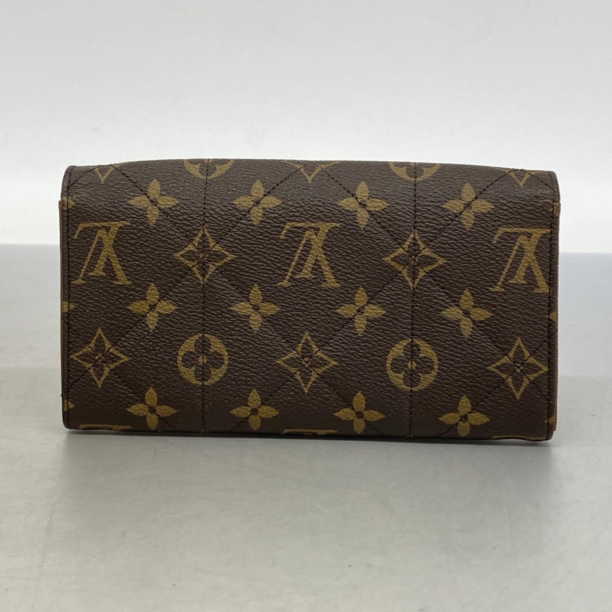 Louis Vuitton Brown Long Wallet (Bi-Fold) (Pre-Owned)