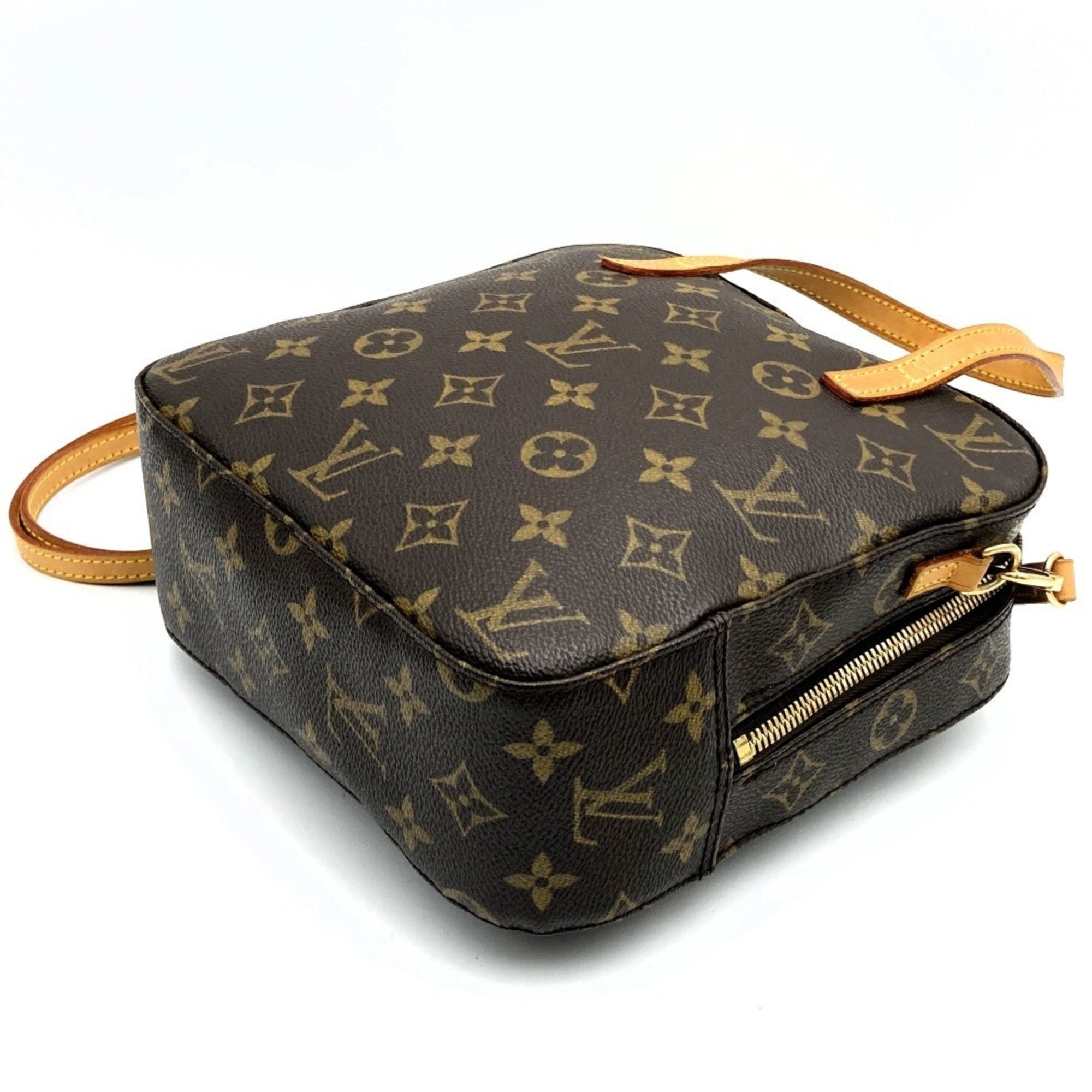 Louis Vuitton Brown Monogram Canvas Shoulder Bag (Pre-Owned)