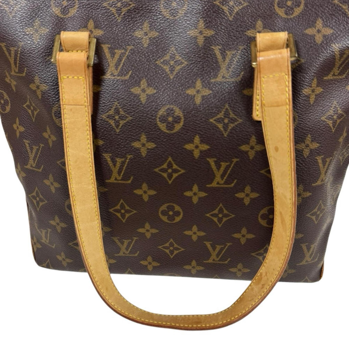 Louis Vuitton Brown Monogram Canvas Tote Bag (Pre-Owned)