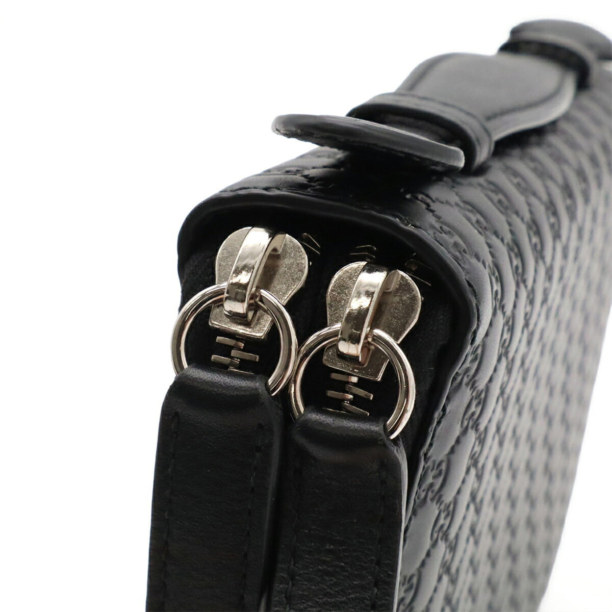 Gucci Black Leather Clutch Bag (Pre-Owned)