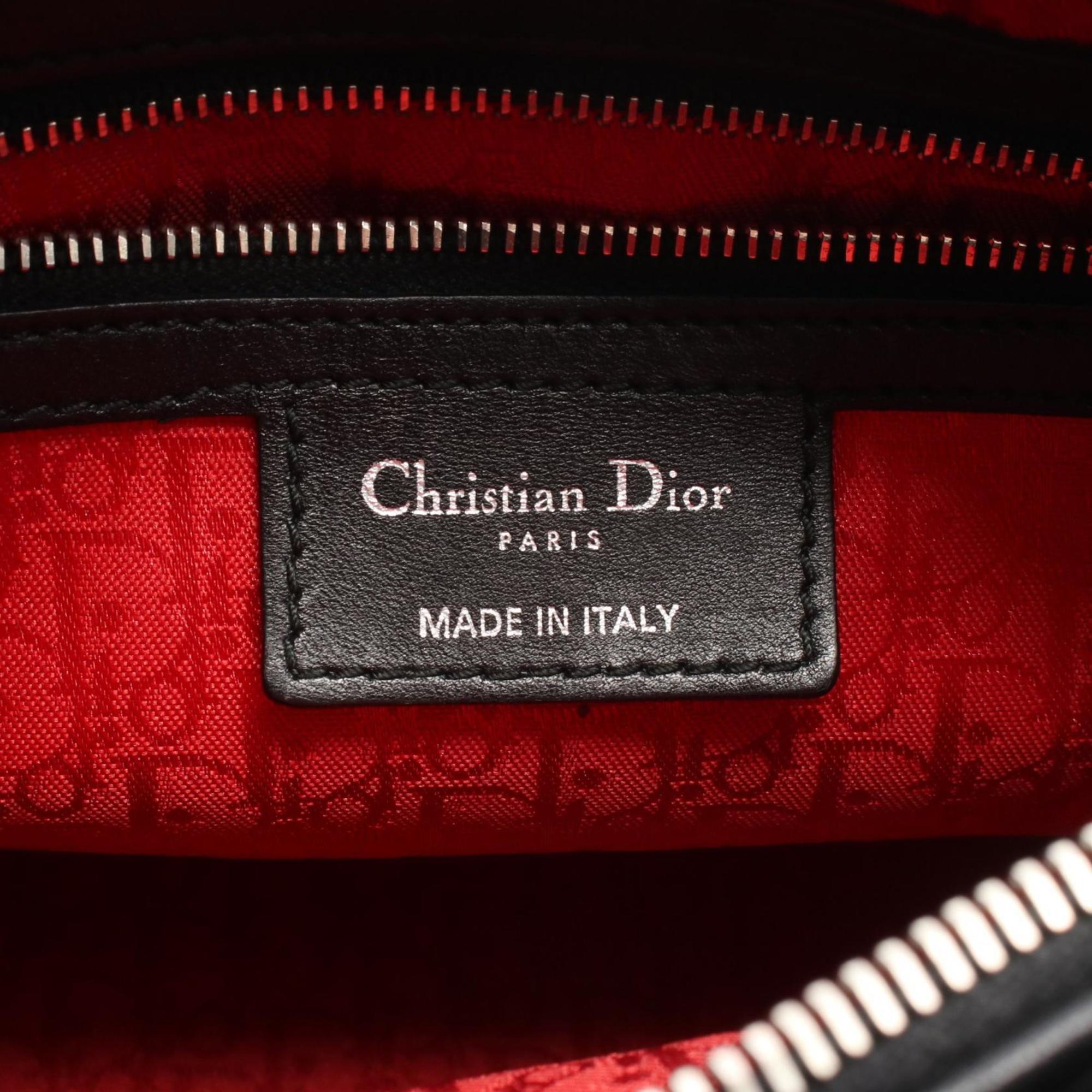 Christian Dior Black Leather Handbag (Pre-Owned)