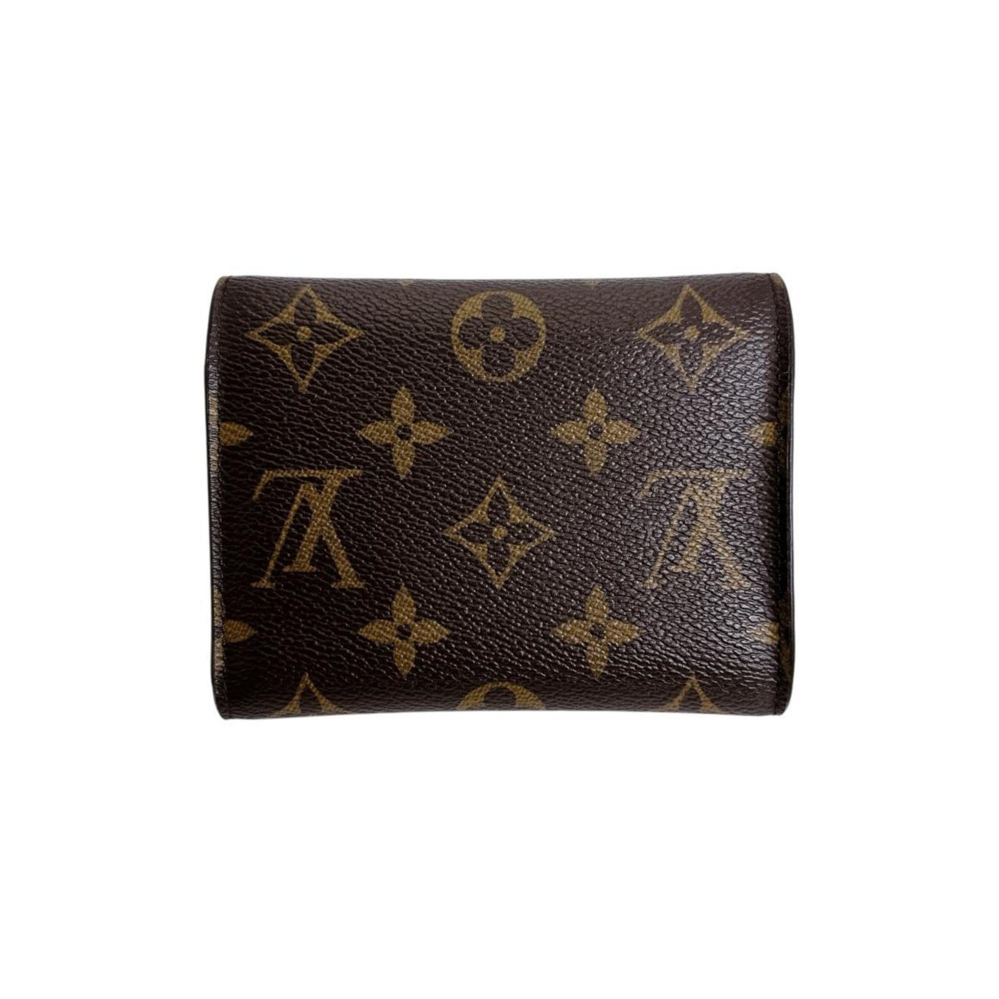 Louis Vuitton Monogram Brown Monogram Wallet (Tri-Fold) (Pre-Owned)