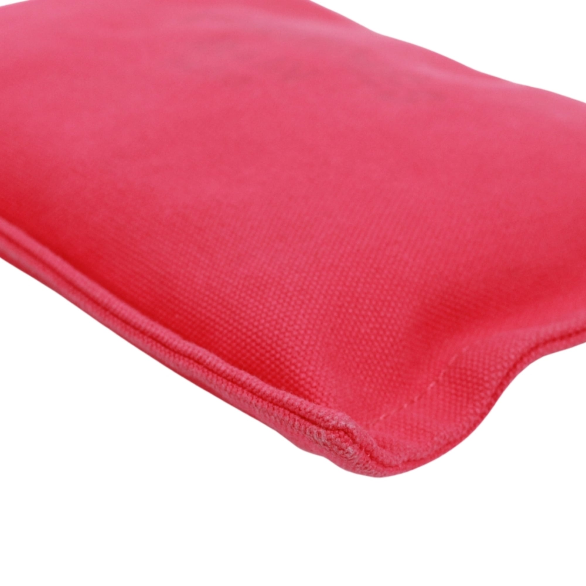 Hermes Pink Canvas Pouch (Pre-Owned)