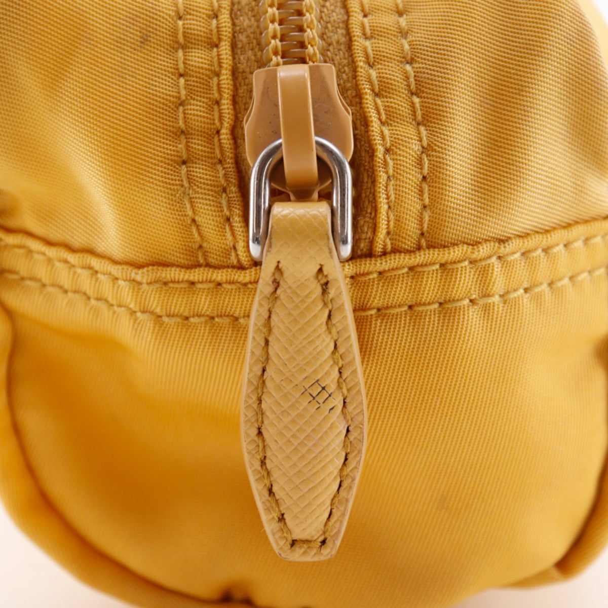 Prada Yellow Nylon Pouch (Pre-Owned)