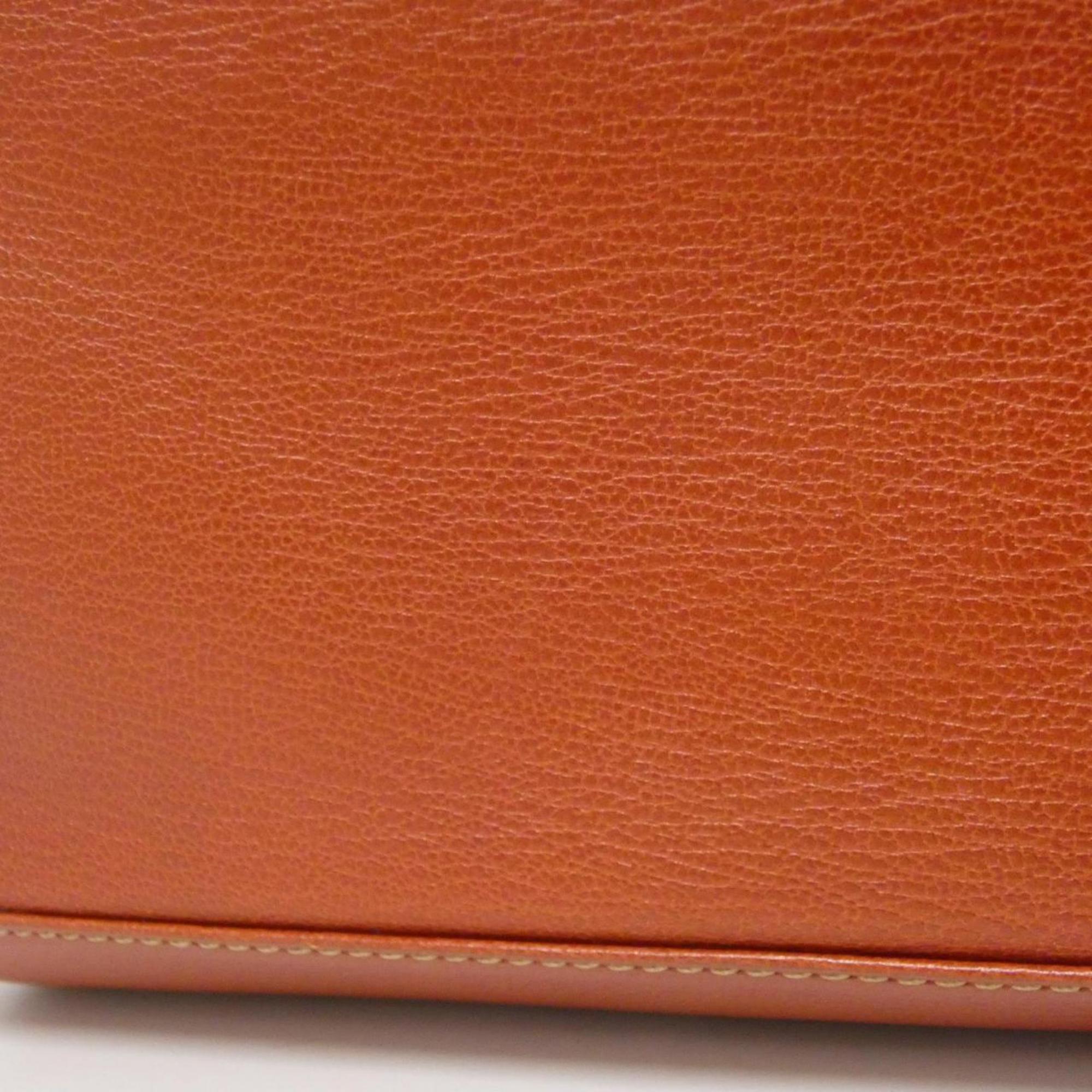 Loewe Red Color Leather Handbag (Pre-Owned)