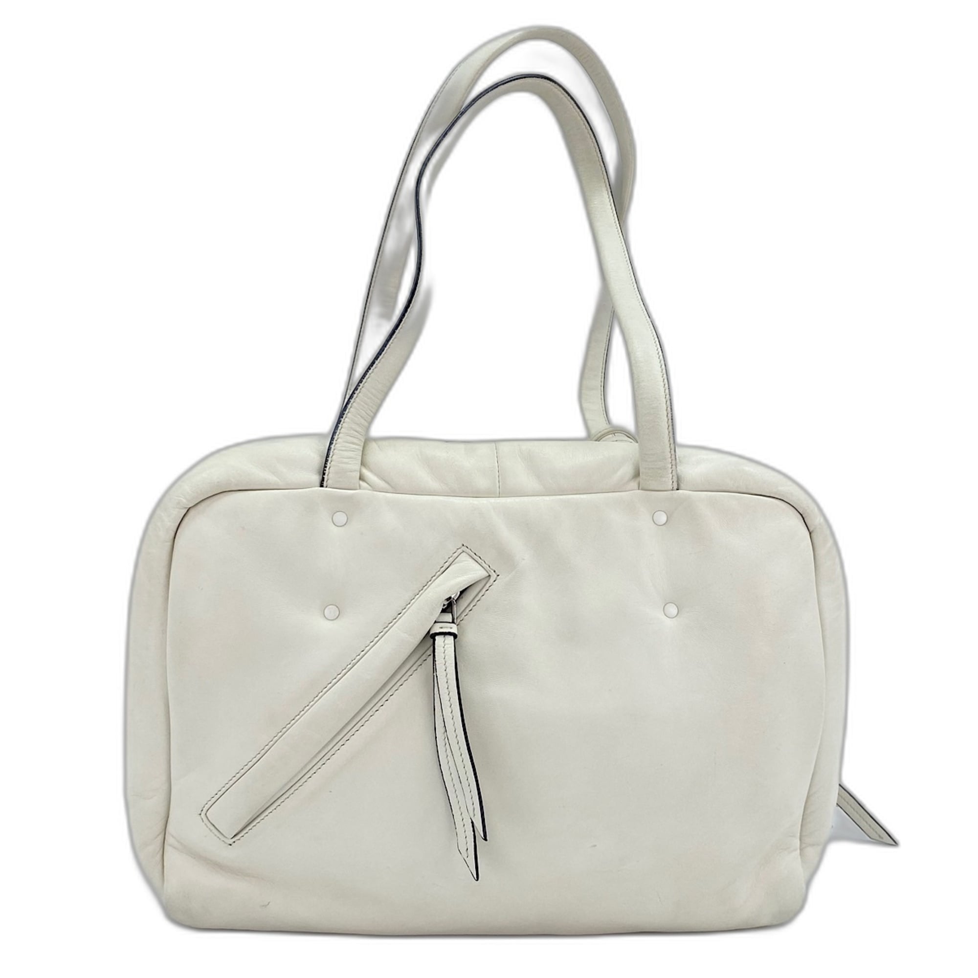 Prada White Shoulder Bag (Pre-Owned)