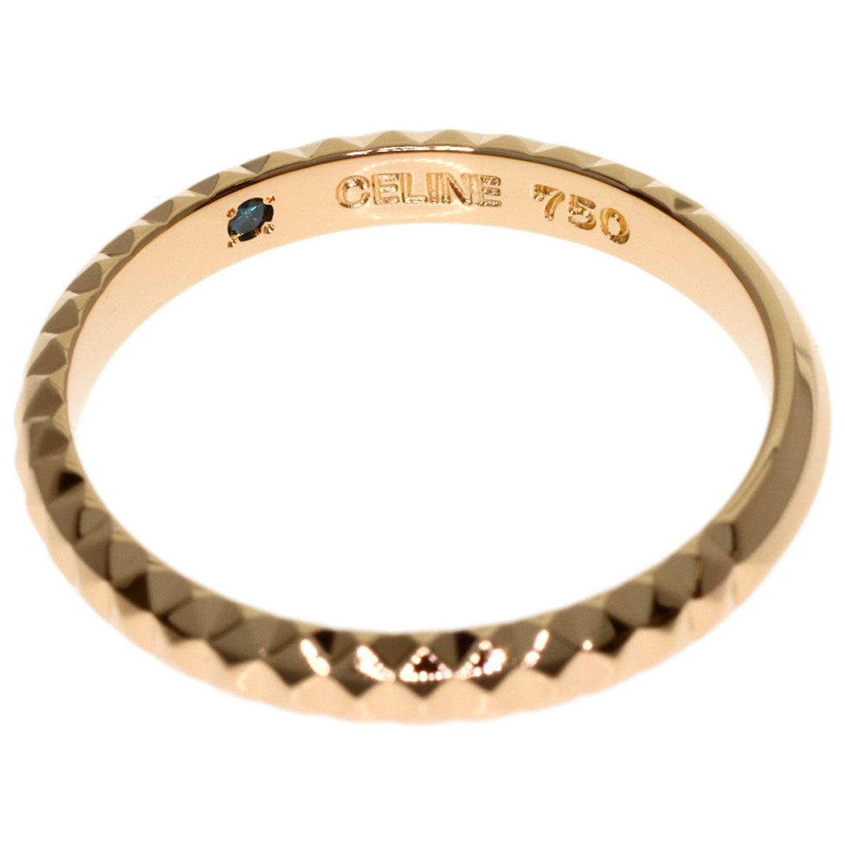 Celine Pink Gold (18K) Band Ring (Pre-Owned)