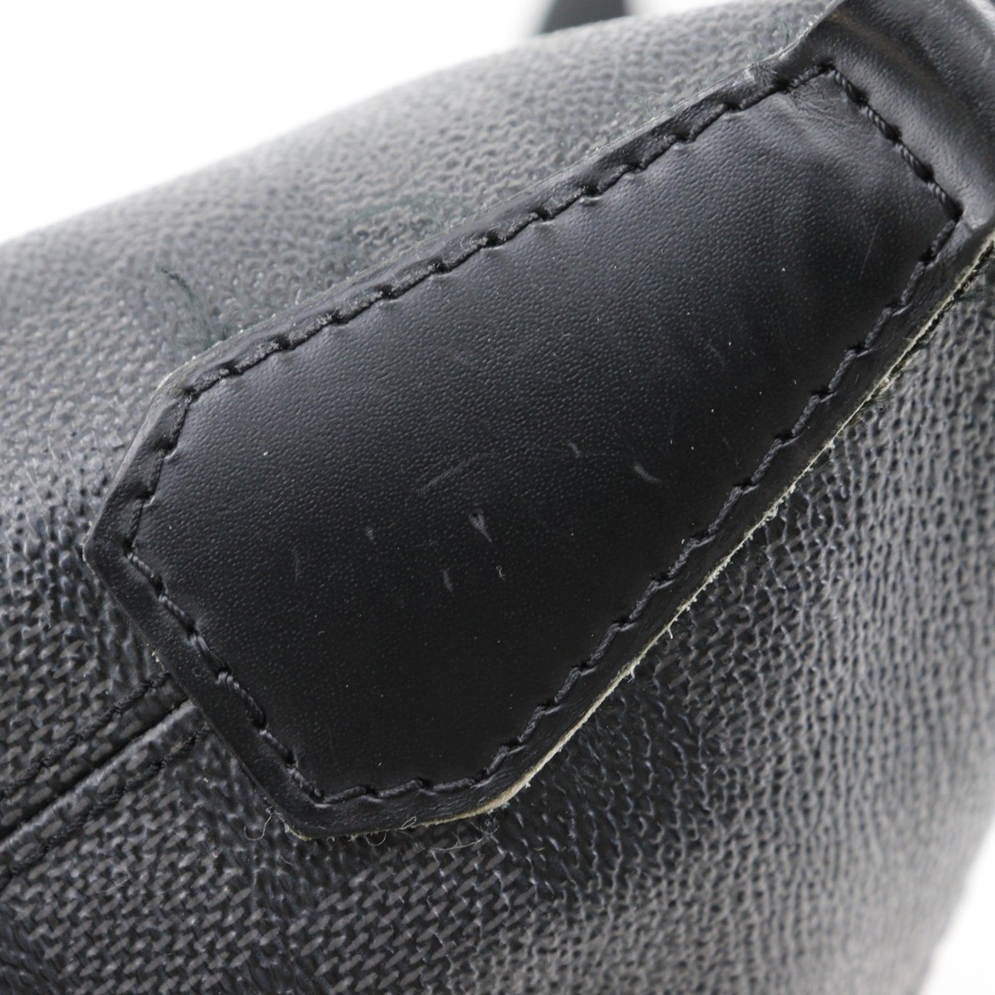 Louis Vuitton Black Damier Graphite Canvas Shoulder Bag (Pre-Owned)