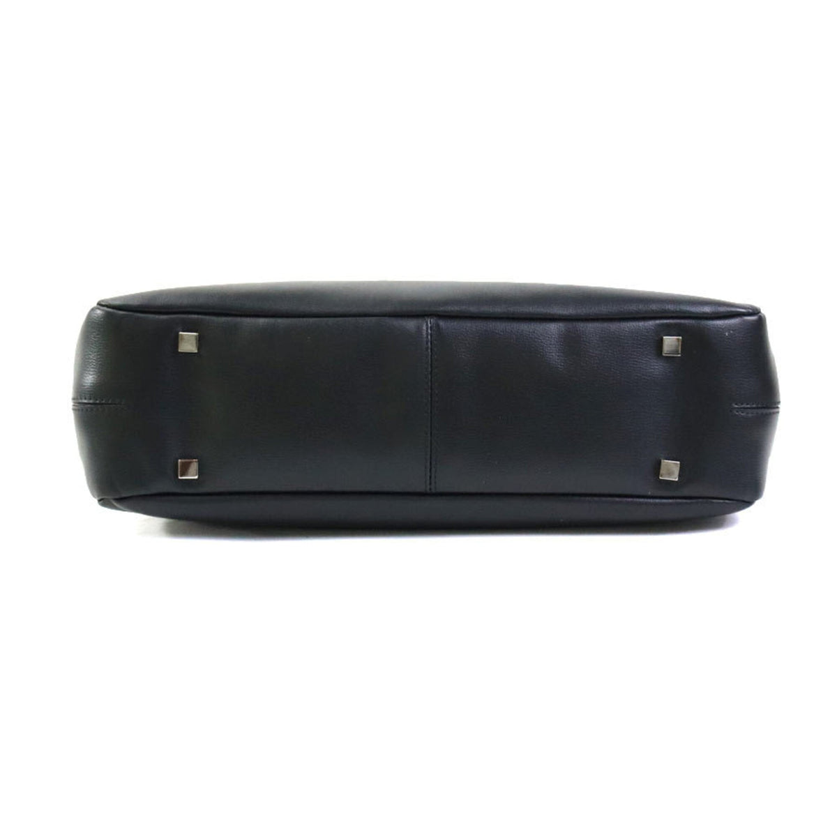 Bally Black Leather Handbag Shoulder Bag (Pre-Owned)