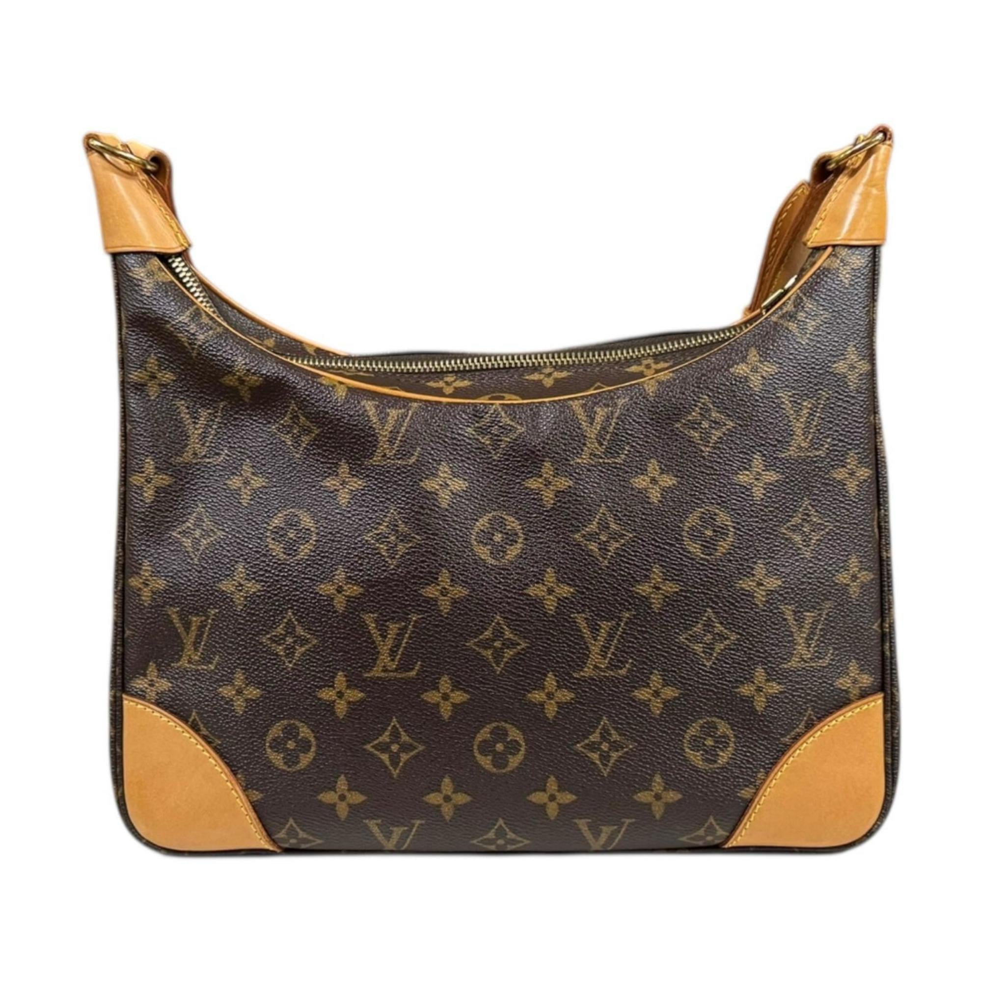 Louis Vuitton Brown Monogram Canvas Shoulder Bag (Pre-Owned)