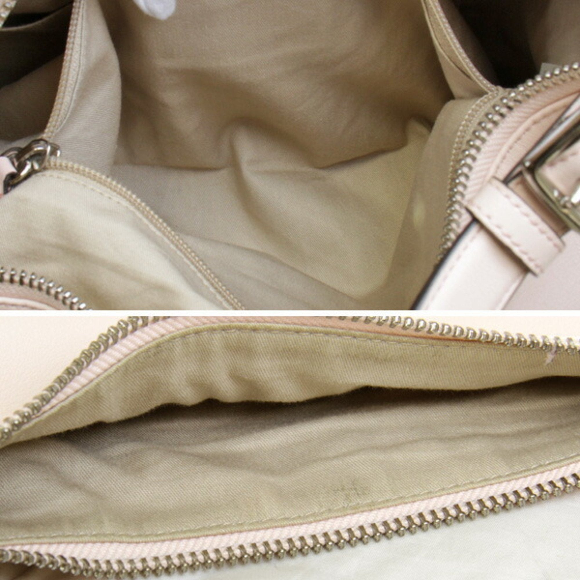 Coach Light Pink Leather Shoulder Bag (Pre-Owned)